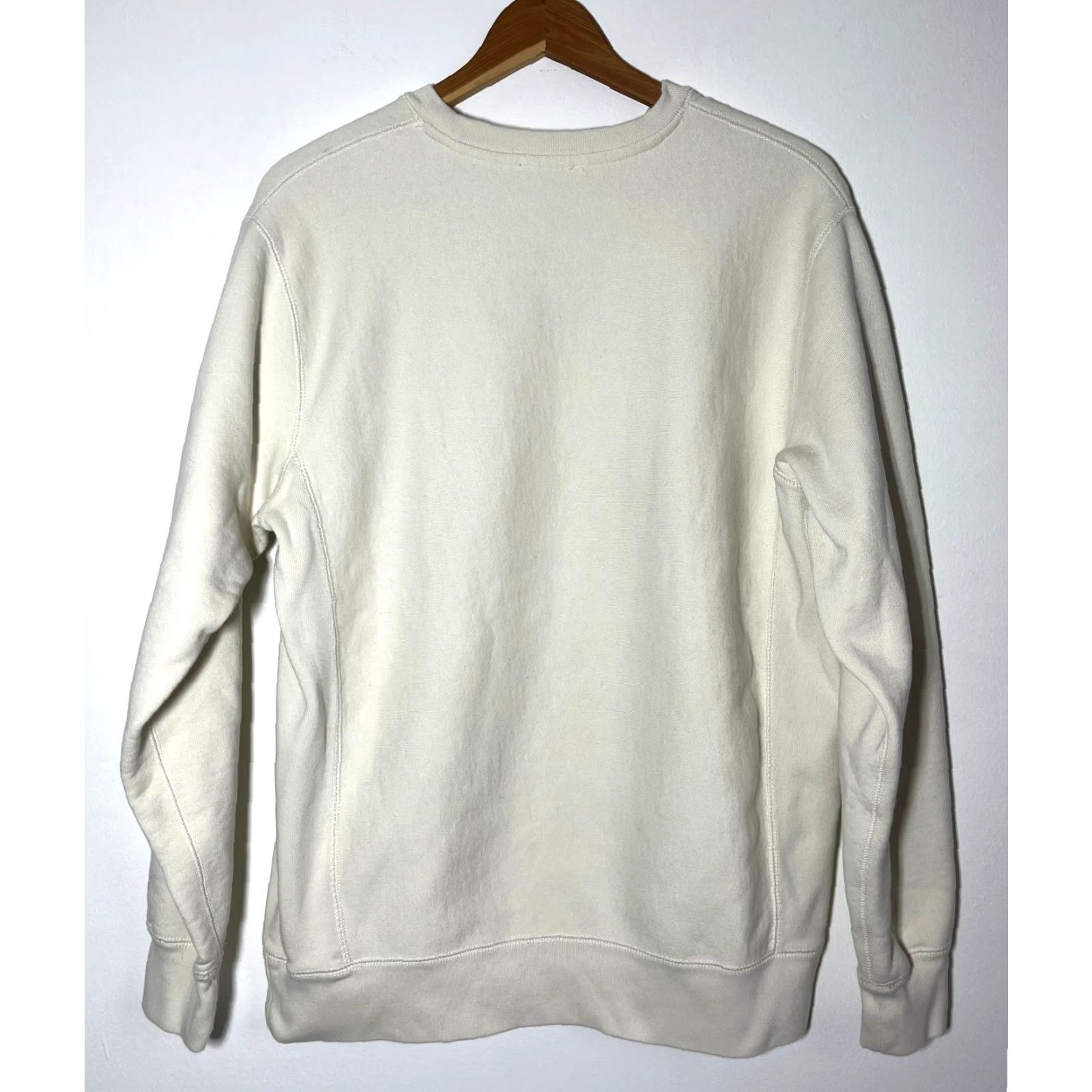 Vintage Emily Roggenburk Women's Sweatshirt Crew Neck Pullover City "Cleveland Sports Club" Sz M Off-White Size M / US 6-8 / IT 42-44 - 2 Thumbnail