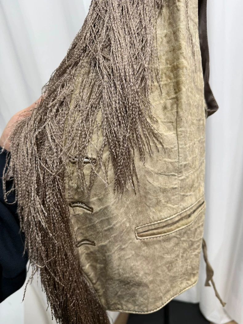 Ann Demeulemeester Ann demeulemeester horsehair erosion cat beard vest-2506 Size US M / EU 48-50 / 2 - 6 Thumbnail