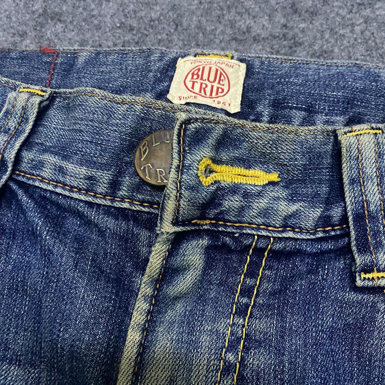 Edwin 💥Flare💥 Edwin Blue Trip Backle Back Distressed Denim Size US 34 / EU 50 - 11 Thumbnail