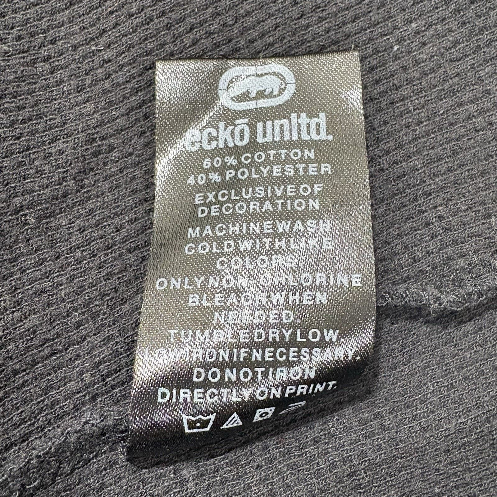 Ecko Unltd. Ecko Unltd Large Waffle Knit T Shirt Rawthentic Crewneck Y2K Size US L / EU 52-54 / 3 - 4 Thumbnail