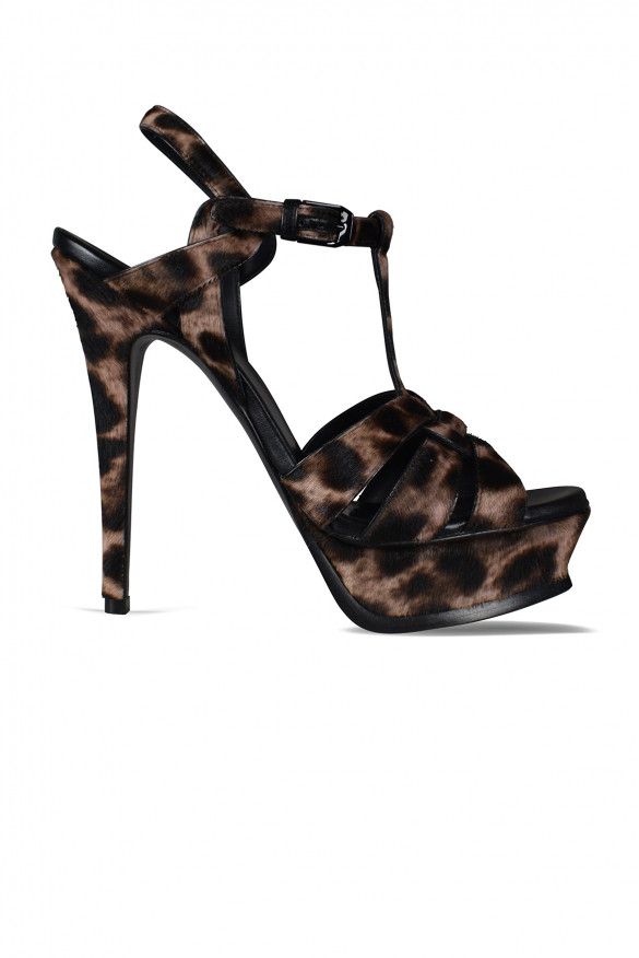 Saint Laurent Paris Tribute Sandals Size US 9 / IT 39 - 1 Thumbnail