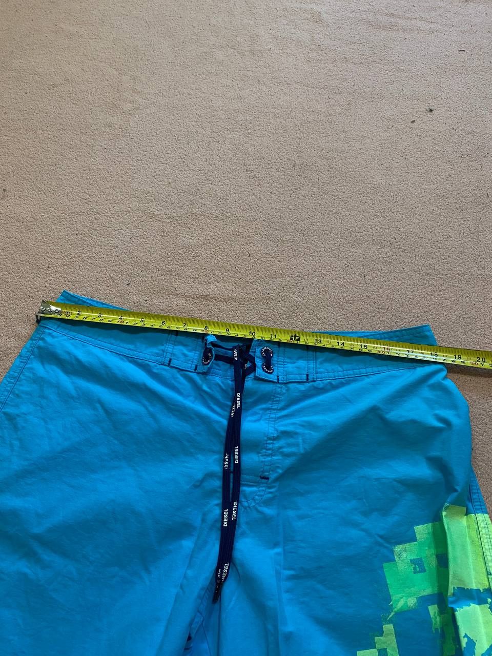 Diesel Y2K Diesel Vintage big logo shorts blue Size US 32 / EU 48 - 12 Thumbnail