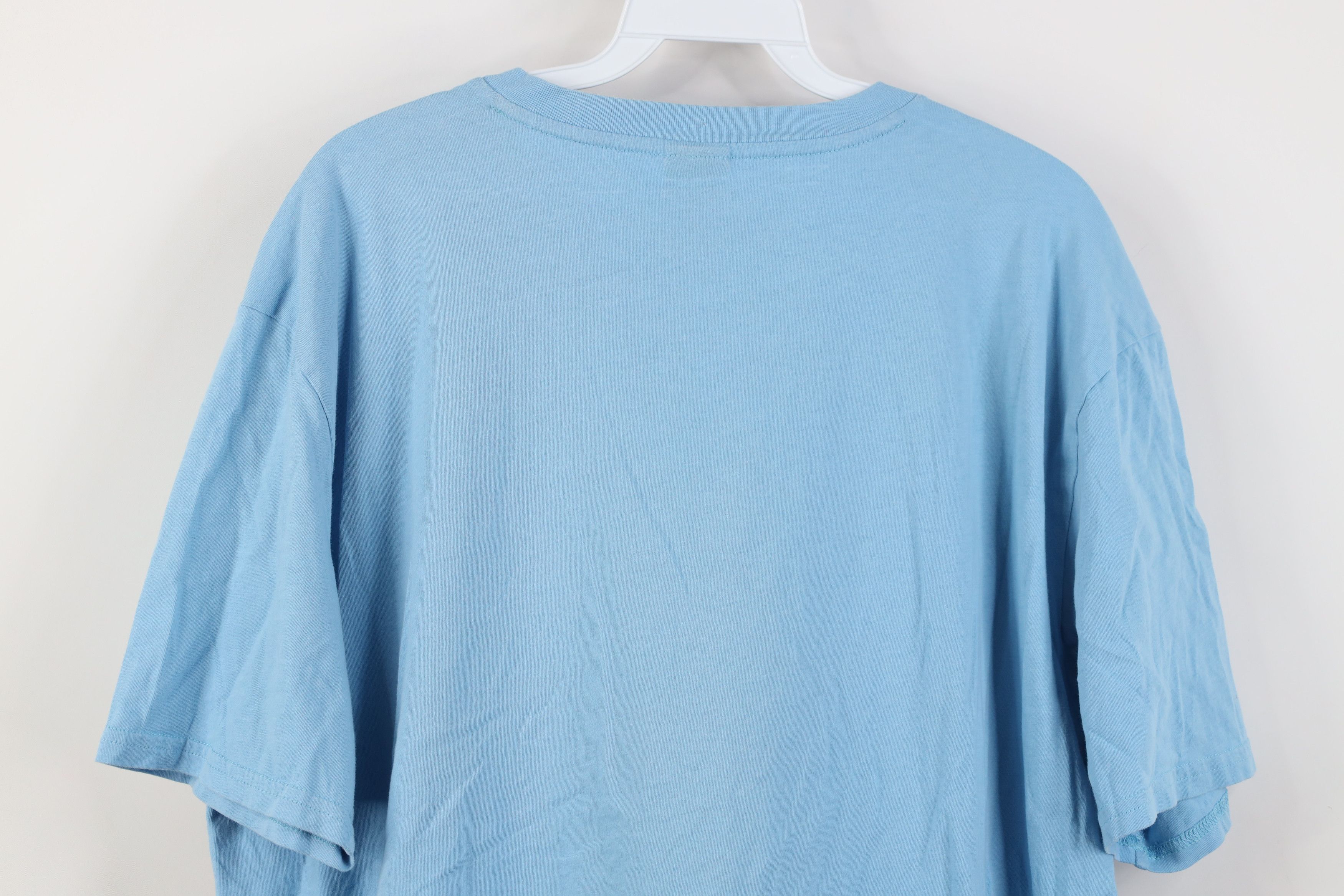 Oakley Vintage Y2K Oakley Striped Flower Floral T-Shirt Blue Size US XXL / EU 58 / 5 - 15 Thumbnail