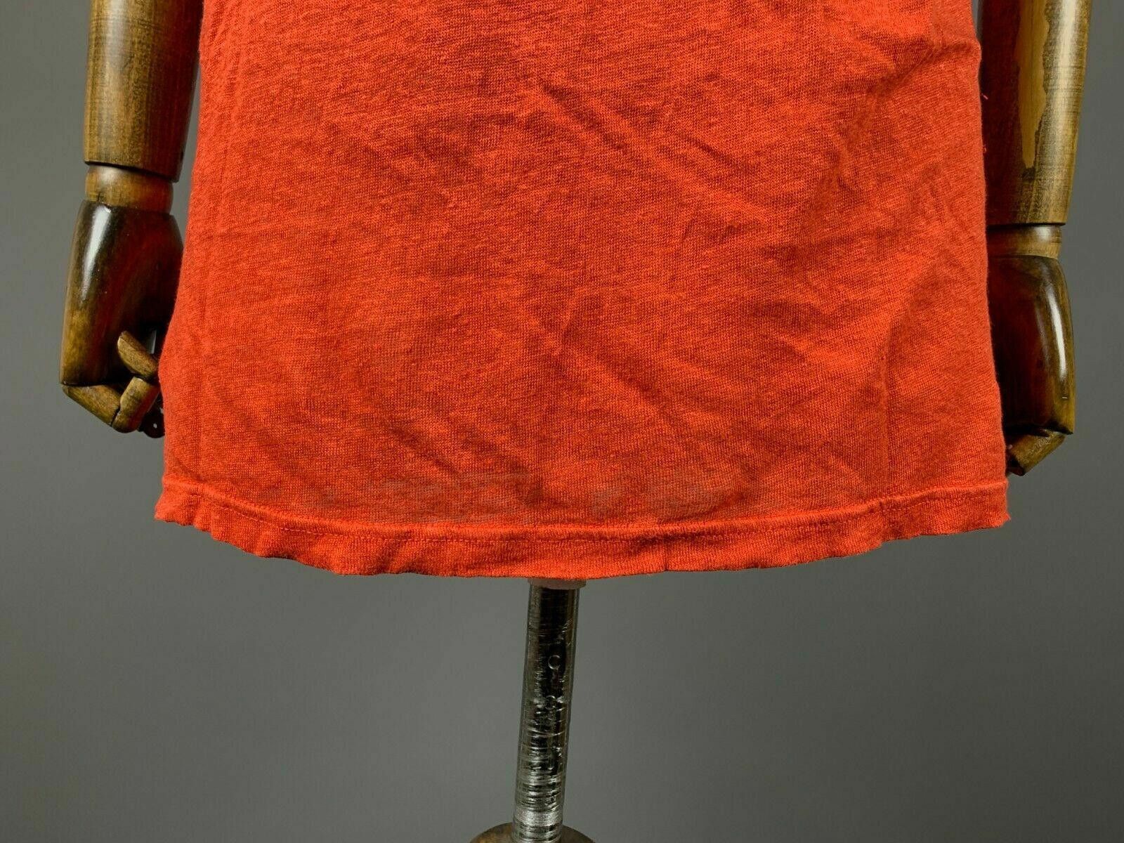 Iro Iro Paris Orange Short Sleeve 100% Oversized T-Shirt Size L Size L / US 10 / IT 46 - 7 Thumbnail