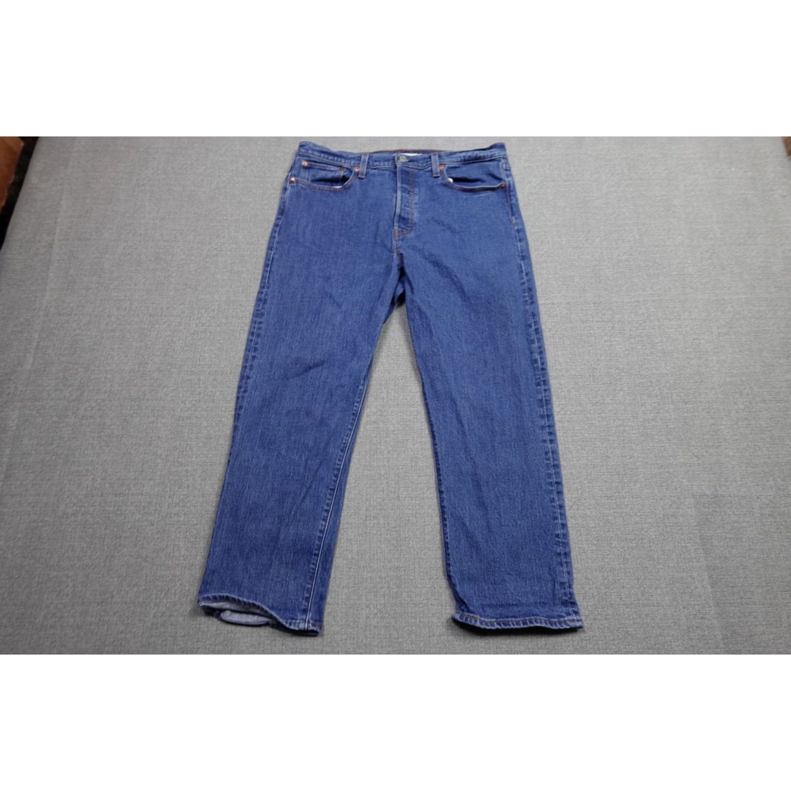 Levi's Levi's Wedgie Straight Jeans Womens 32x26 Blue High Rise Button Fly Denim Size 24" / US 00 / IT 34 - 3 Thumbnail