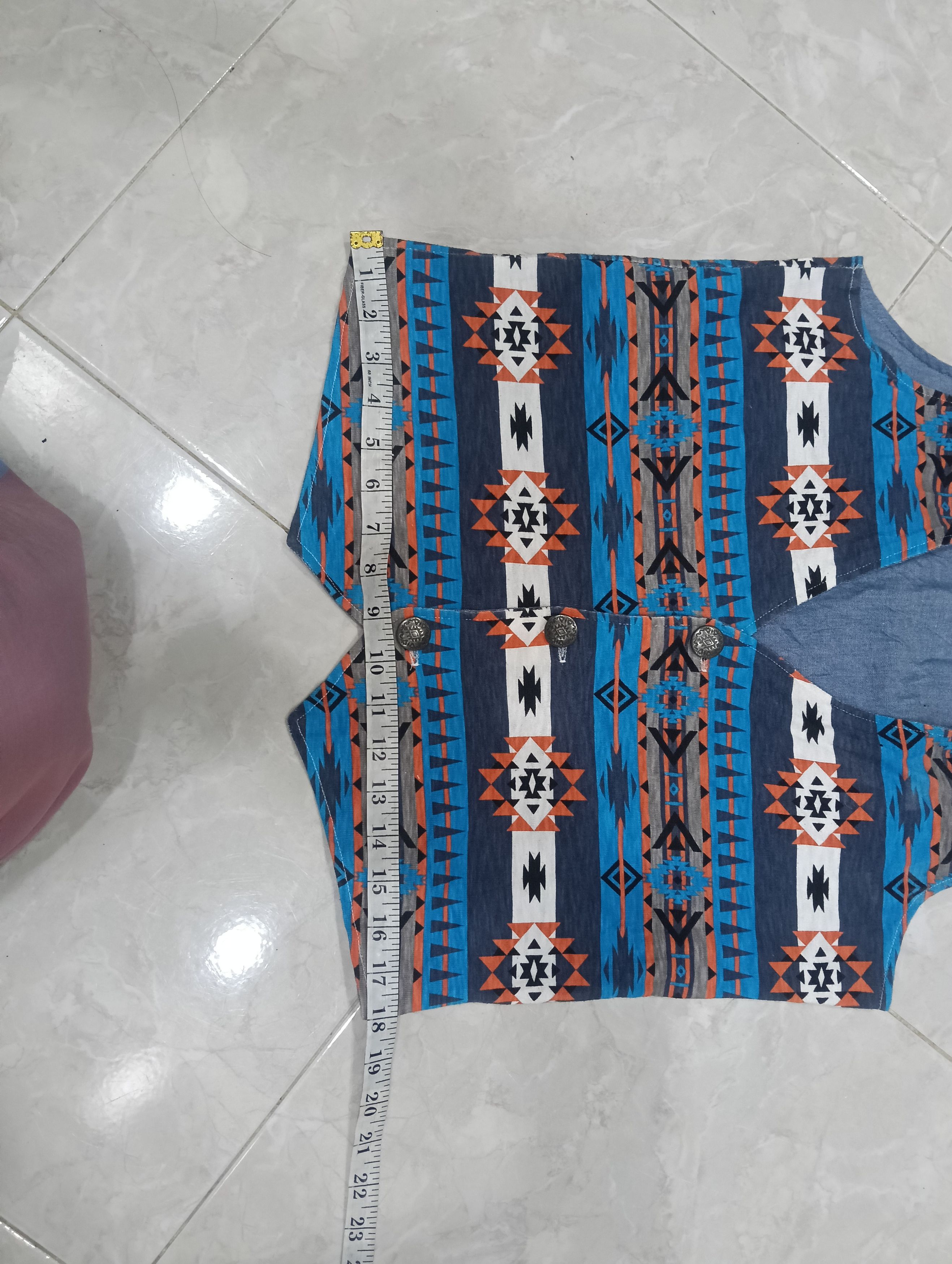 Native Unbranded Navajo Native Vest Size 38L - 14 Thumbnail
