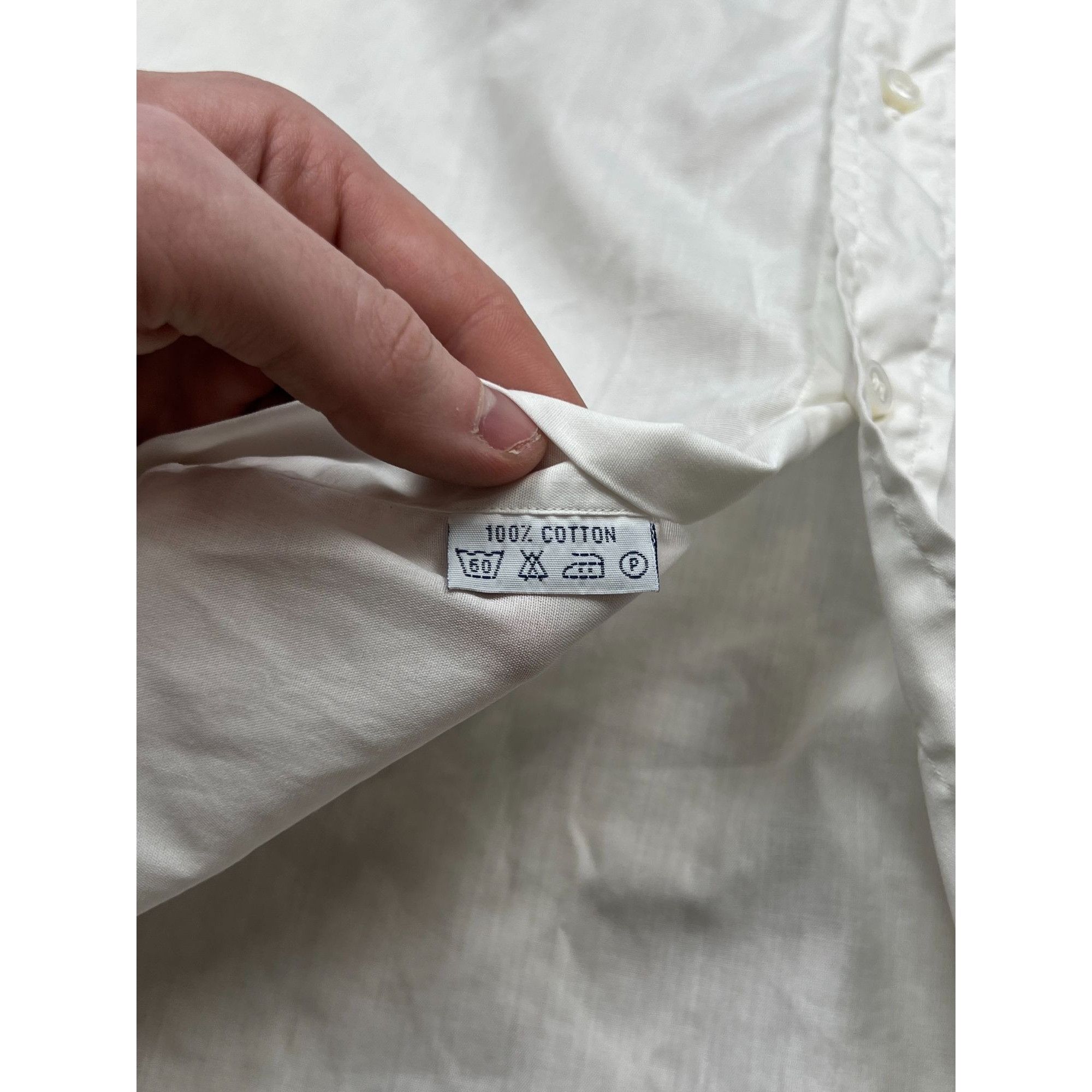 Brioni Brioni For Wenberg White Shirt (Y0196) Size US XXL / EU 58 / 5 - 9 Thumbnail