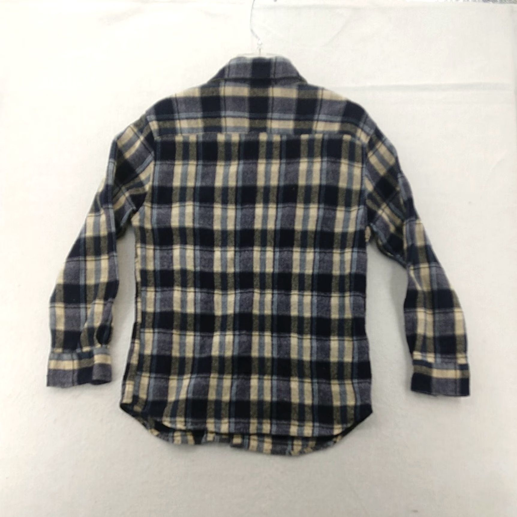 Sears VINTAGE Sears Shirt M Button-Up 80s Plaid Wool Blend Long Sleeve Button-Down Mens Size US M / EU 48-50 / 2 - 2 Thumbnail