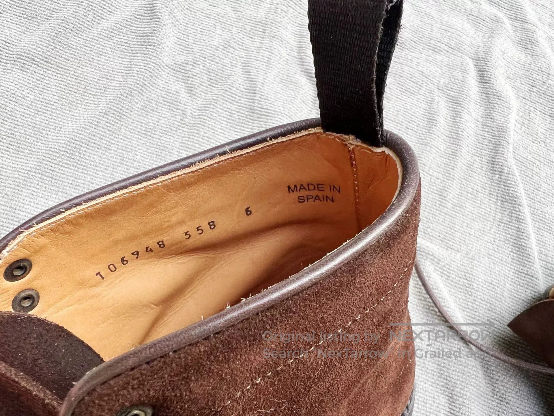 Berwick 1707 Berwick1707 Handmade Spanish Suede Tanker Boots. Size US 6 / EU 39 - 5 Thumbnail