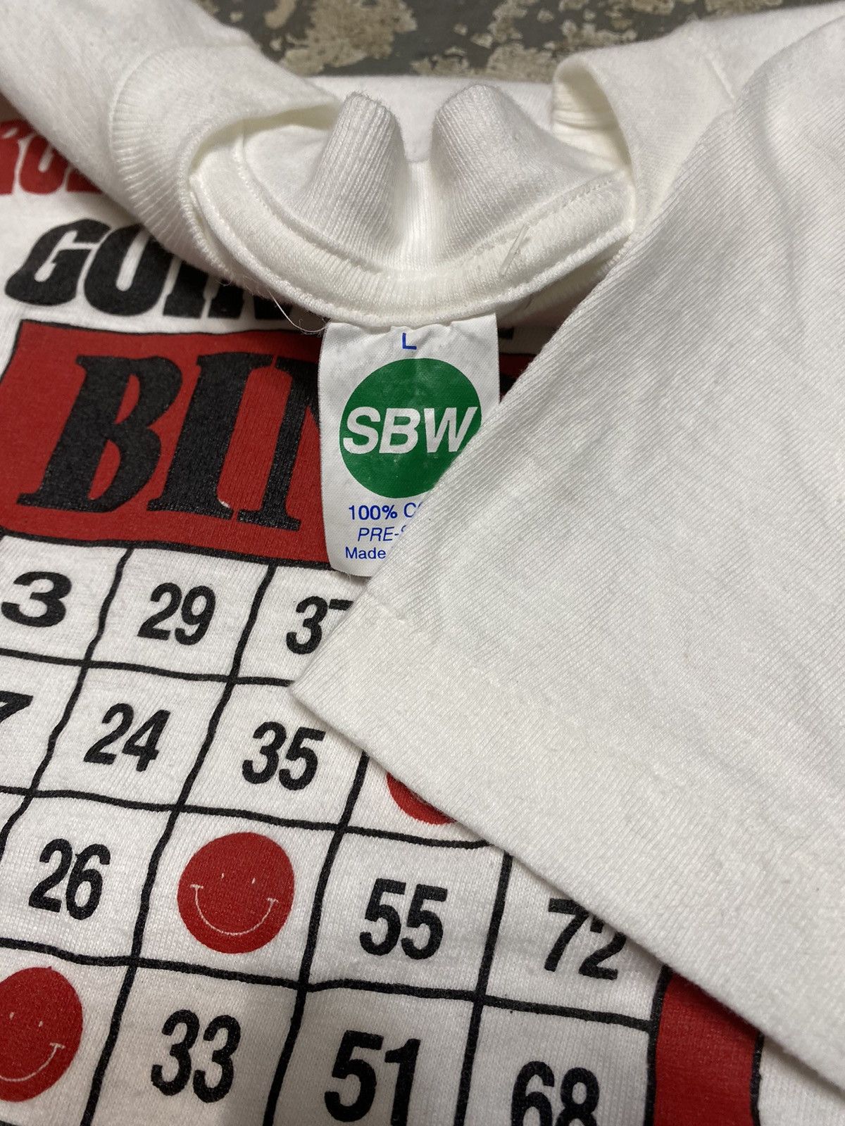 Japanese Brand × Vintage Vintage Bingo Funny 90s New Old Stock Tshirt Size US L / EU 52-54 / 3 - 5 Thumbnail