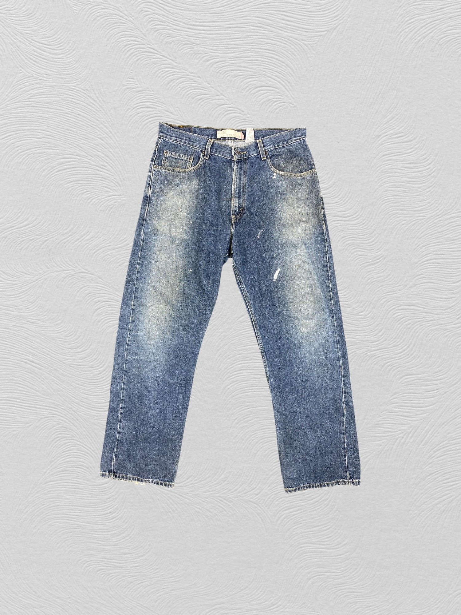 Levi's Blue Distressed Vintage Levi's 569 36x32.5 Denim -SJ017 Size US 36 / EU 52 - 1 Thumbnail