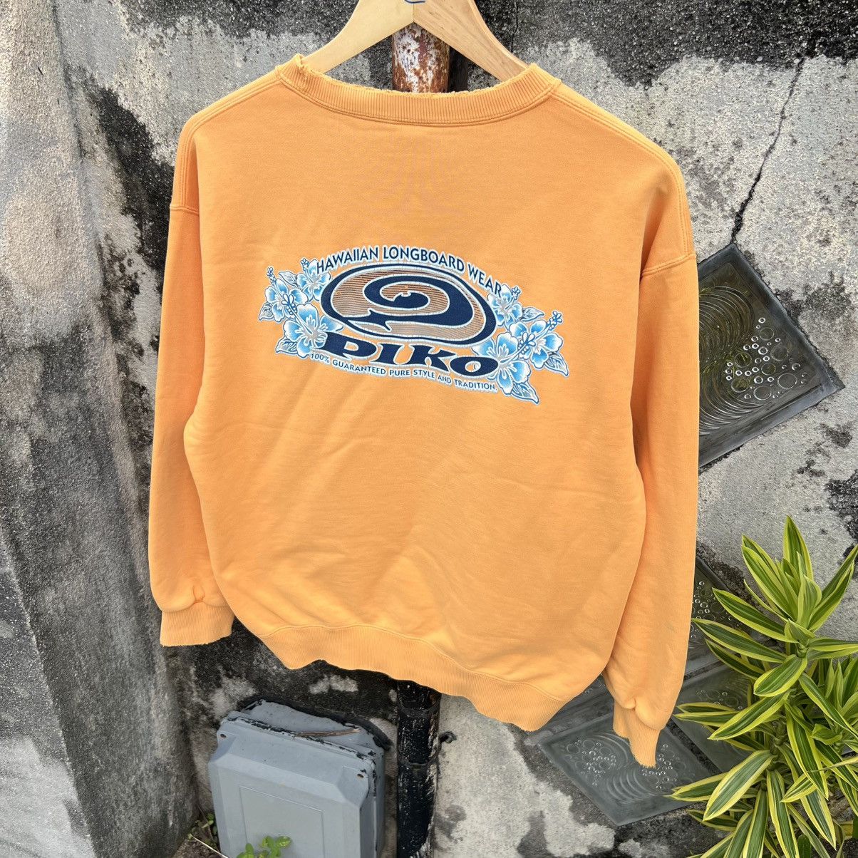 Vintage “VINTAGE” PIKO DISTRESS CREWNECK Size US L / EU 52-54 / 3 - 18 Thumbnail