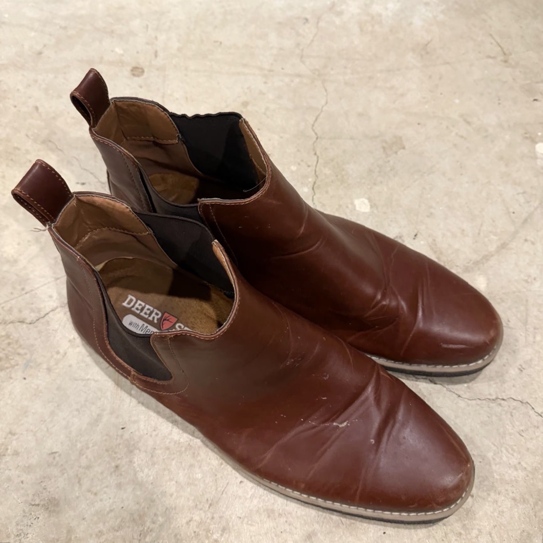 Vintage Deer Stags Rockland Boots Mens 13 M Redwood Smooth Brown/red Size US 13 / EU 46 - 2 Thumbnail