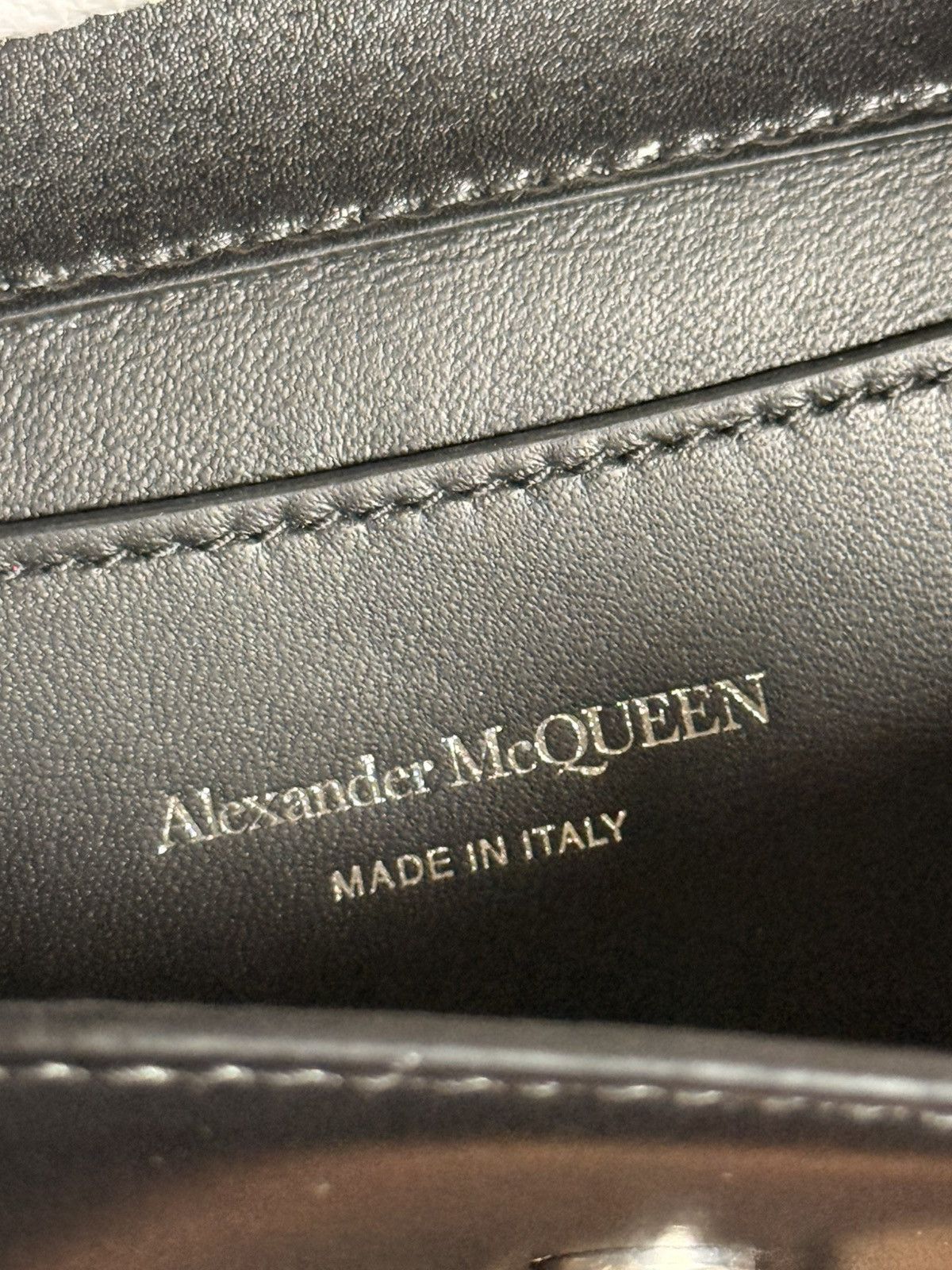 Alexander McQueen McQueen “Slash” Calfskin Leather Knuckle Crossbody Size ONE SIZE - 12 Thumbnail