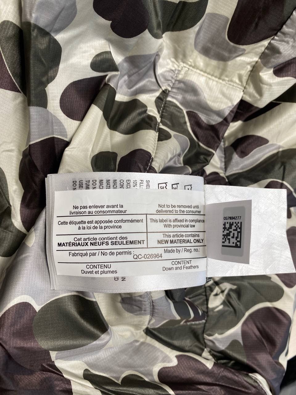 Canada Goose Bape x Canada Goose x CNCPT Size US L / EU 52-54 / 3 - 15 Thumbnail
