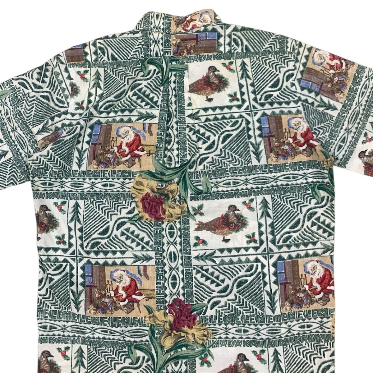 Reyn Spooner Vtg Mele Kalikimaka Reyn Spooner Tropical Hawaiian Shirt Size US L / EU 52-54 / 3 - 6 Thumbnail