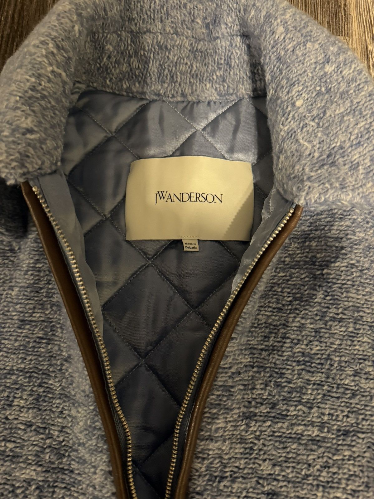 JW Anderson JW ANDERSON Blue Contrast Trim Casual Jacket Size US XL / EU 56 / 4 - 4 Thumbnail