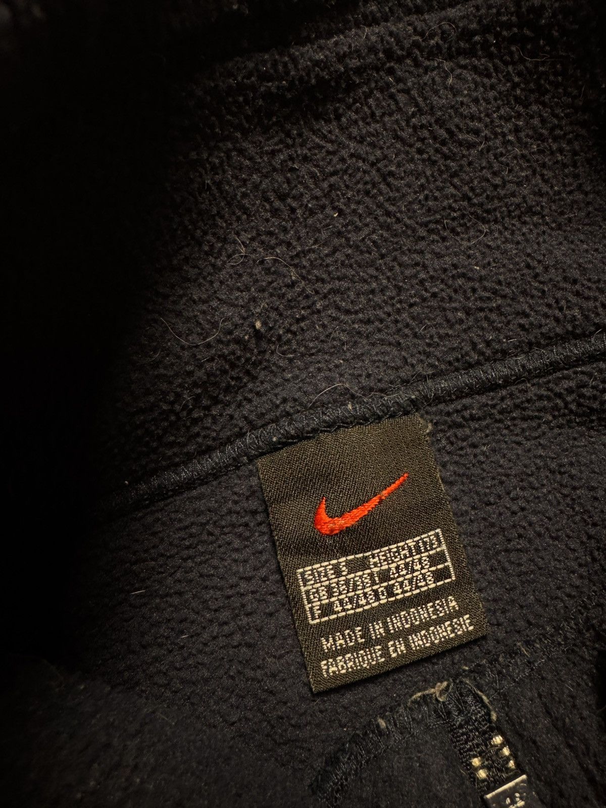 Nike × Vintage NIKE TEDDY FLEECE VINTAGE CENTER LOGO OVERSIZE BOXY HOODIE Size US S / EU 44-46 / 1 - 6 Thumbnail