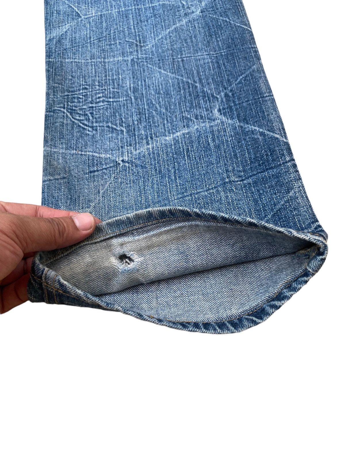 Japanese Brand Vintage Gang Buster Spellout Distressed Pant Size US 34 / EU 50 - 4 Thumbnail