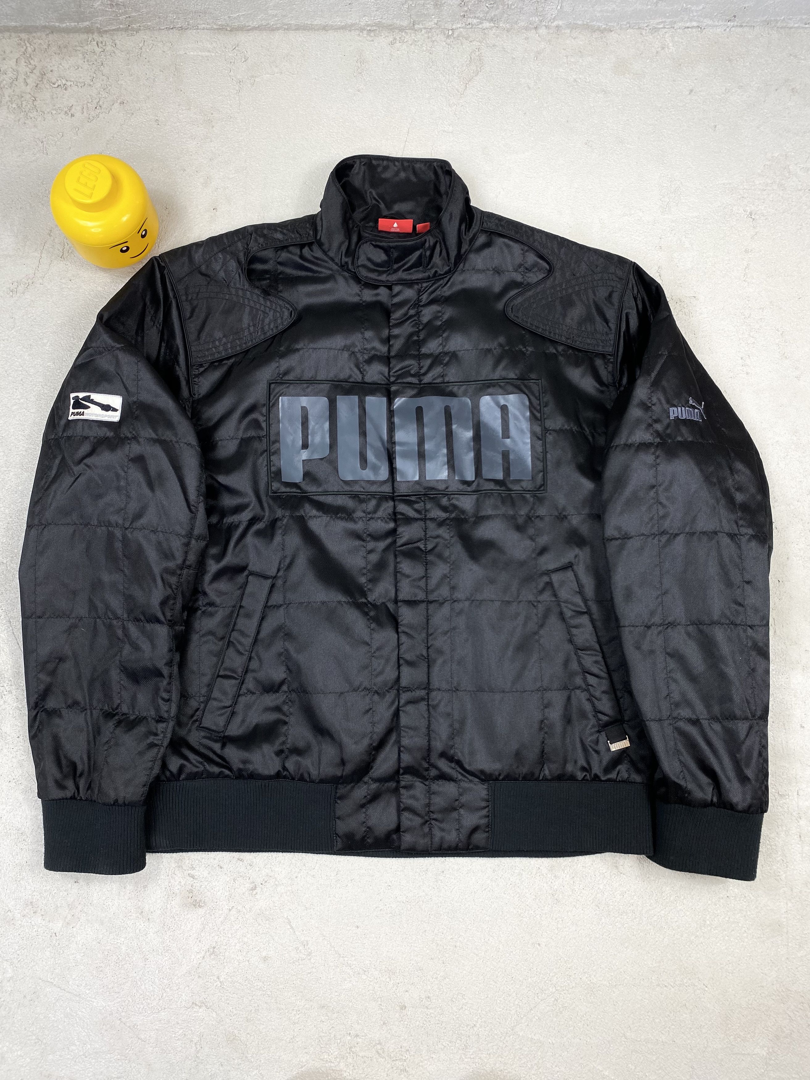 Puma × Racing × Vintage Puma Racing Jacket Y2K Vibe Moto