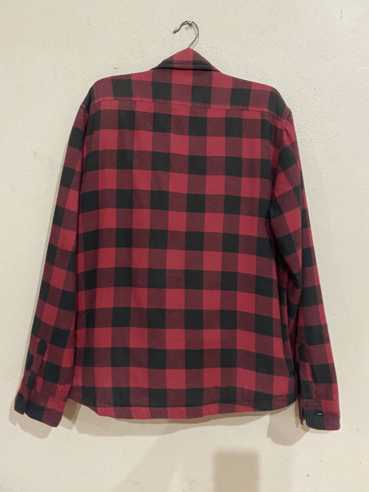 Flannel × Uniqlo Uniqlo Red Checkered Sherpa Lining Jacket Size US M / EU 48-50 / 2 - 6 Thumbnail
