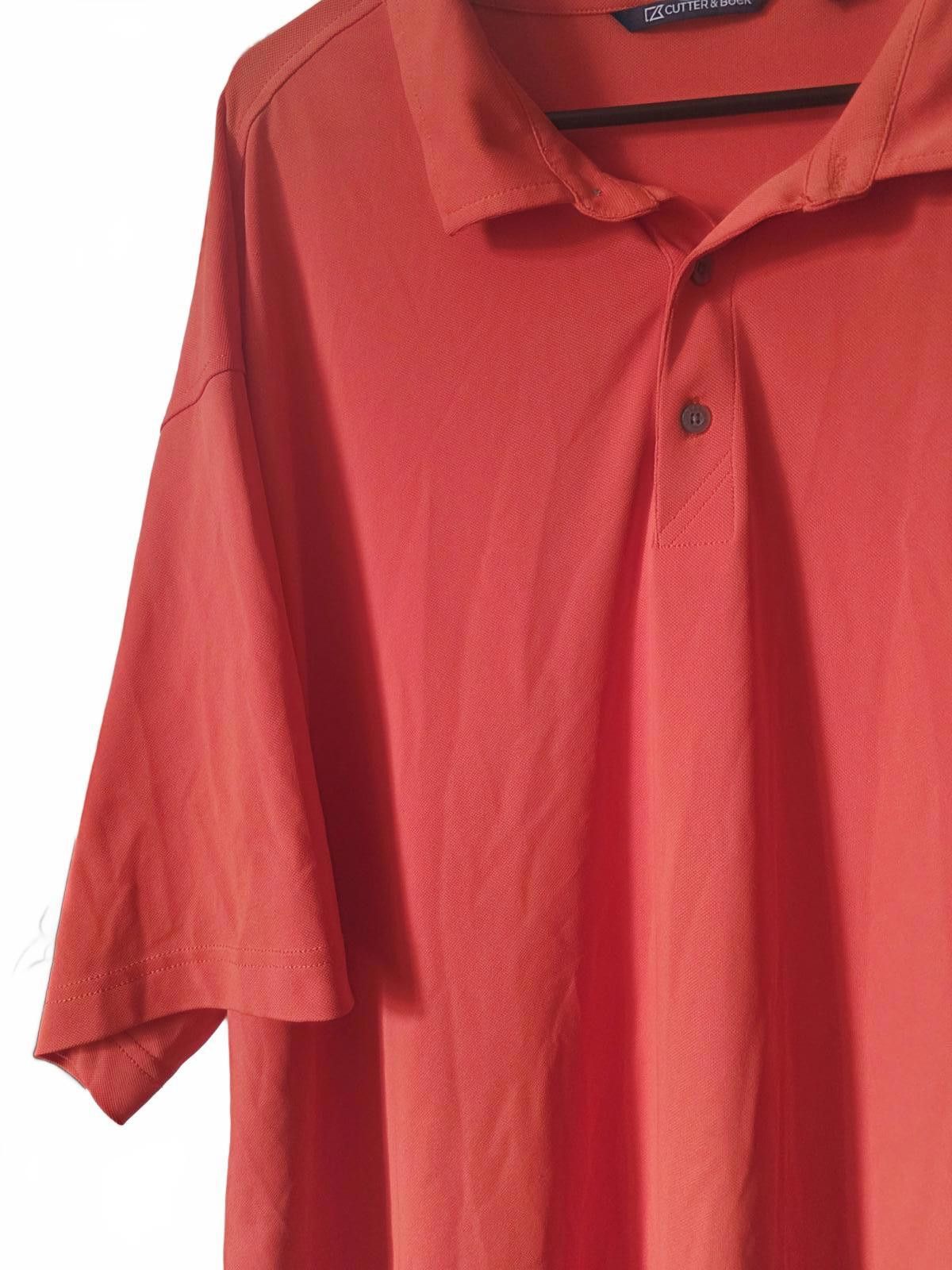 Cutter & Buck Men's Cutter & Buck Orange Polo Shirt Size 3XB/3TG 3X 3XL Size US XXL / EU 58 / 5 - 7 Thumbnail