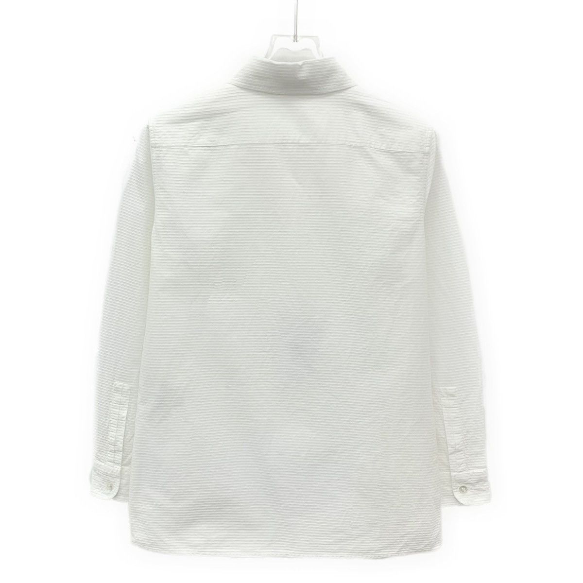 Yves Saint Laurent Yves Saint Laurent White Lace Detail Long Sleeve Shirt K26WX Size S / US 4 / IT 40 - 2 Thumbnail