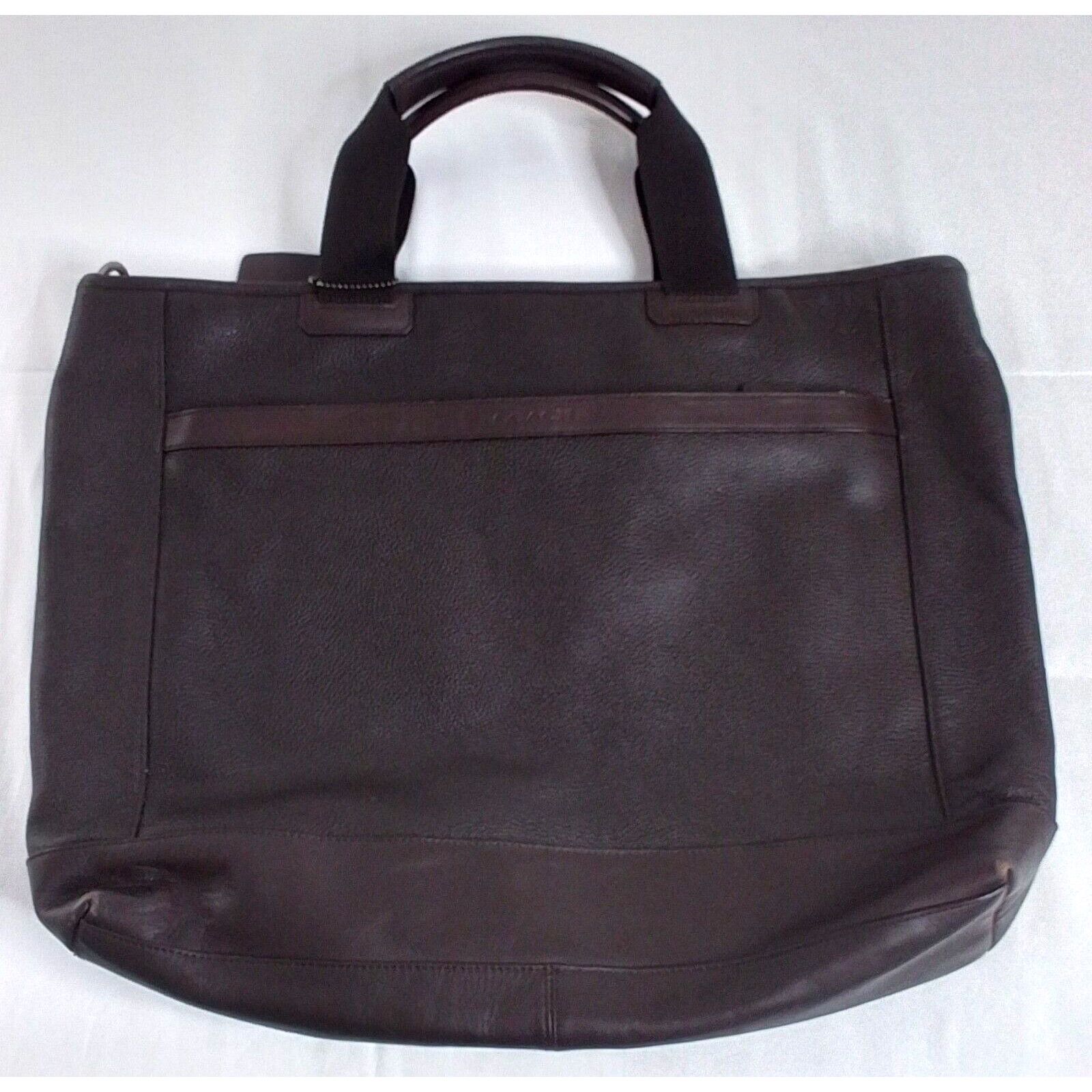 Coach Coach Leather Bag Brown Weekender Travel Work Handbag Size ONE SIZE - 2 Thumbnail