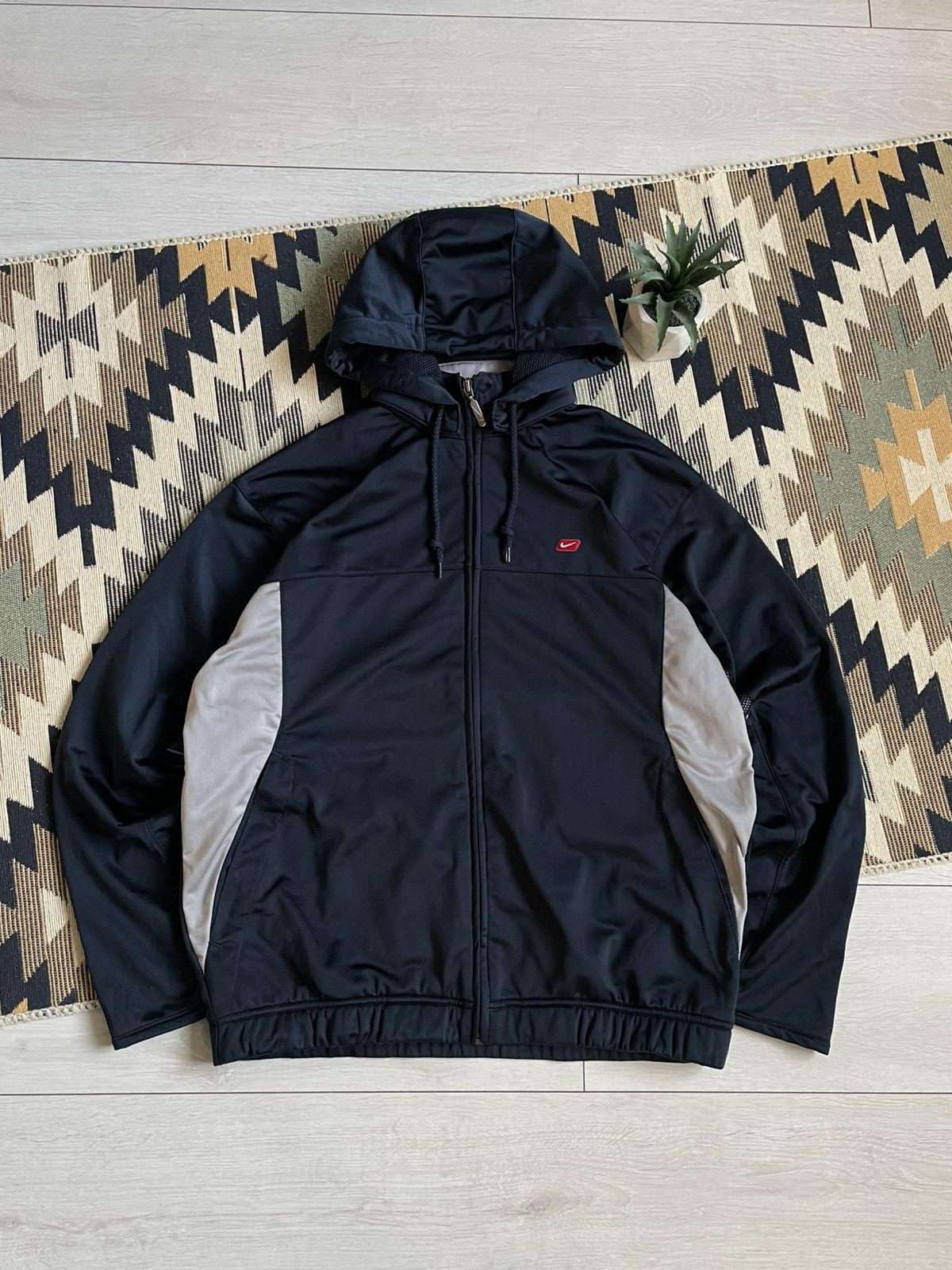 Nike × Vintage Vintage Y2K Nike Track Top Jacket Size US M / EU 48-50 / 2 - 1 Thumbnail