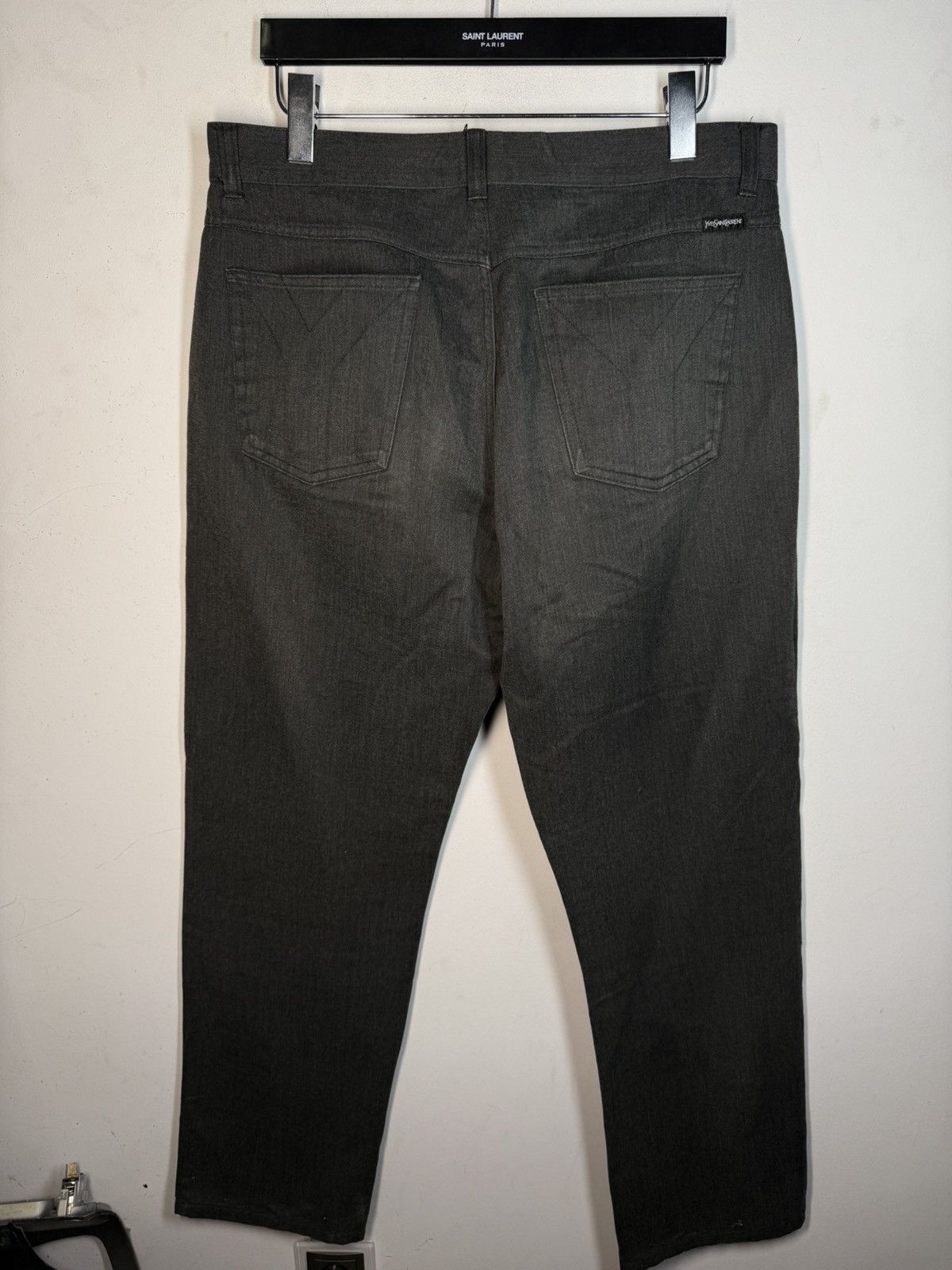 Yves Saint Laurent 36x32 YSL Casual Pants Grey YSL Jeans Size US 36 / EU 52 - 12 Thumbnail