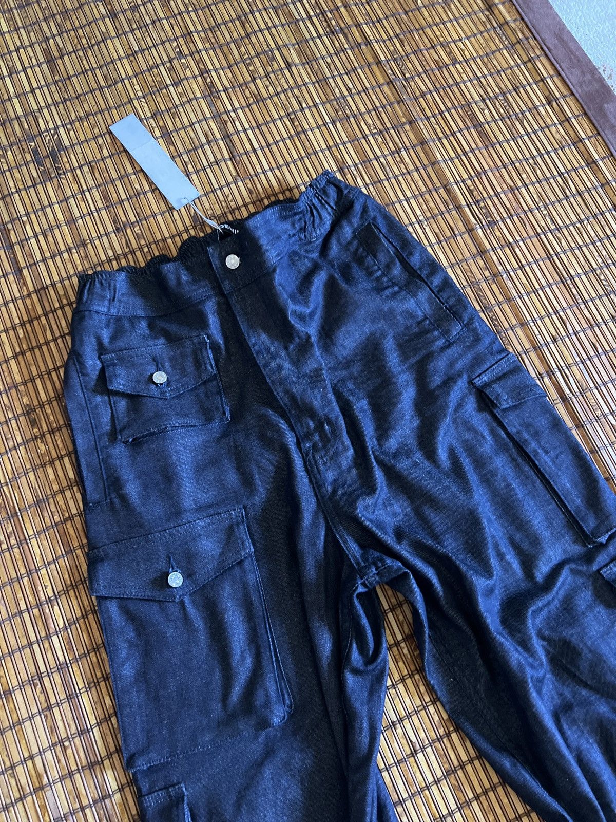 EB Denim EB Denim Cargo Pants in Dark Blue Navy Denim Size 34" / US 12 / IT 48 - 3 Thumbnail
