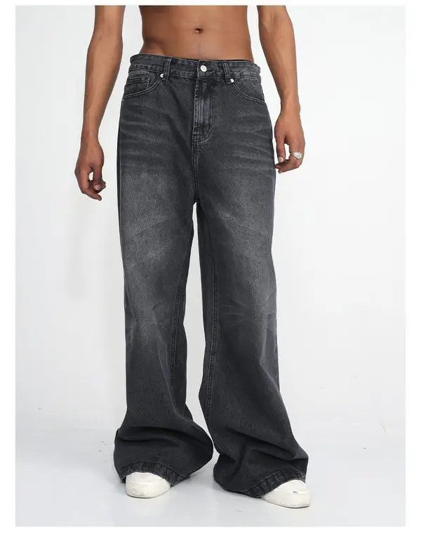 VIBE Baggy Flared Denim Jeans Size US 30 / EU 46 - 1 Thumbnail