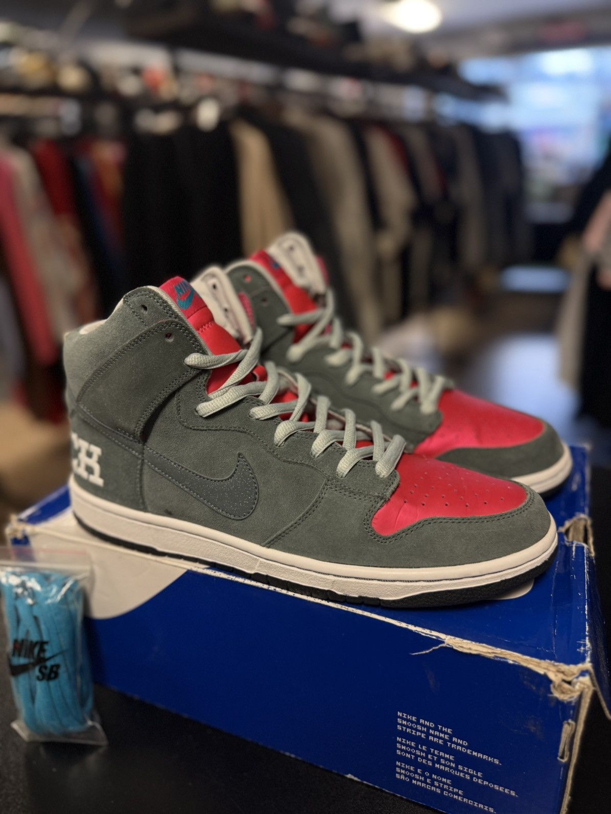 Nike Size 11.5 - Nike Dunk SB High Brain Wreck (313171-007) 2009 Size US 11 / EU 44 - 3 Thumbnail