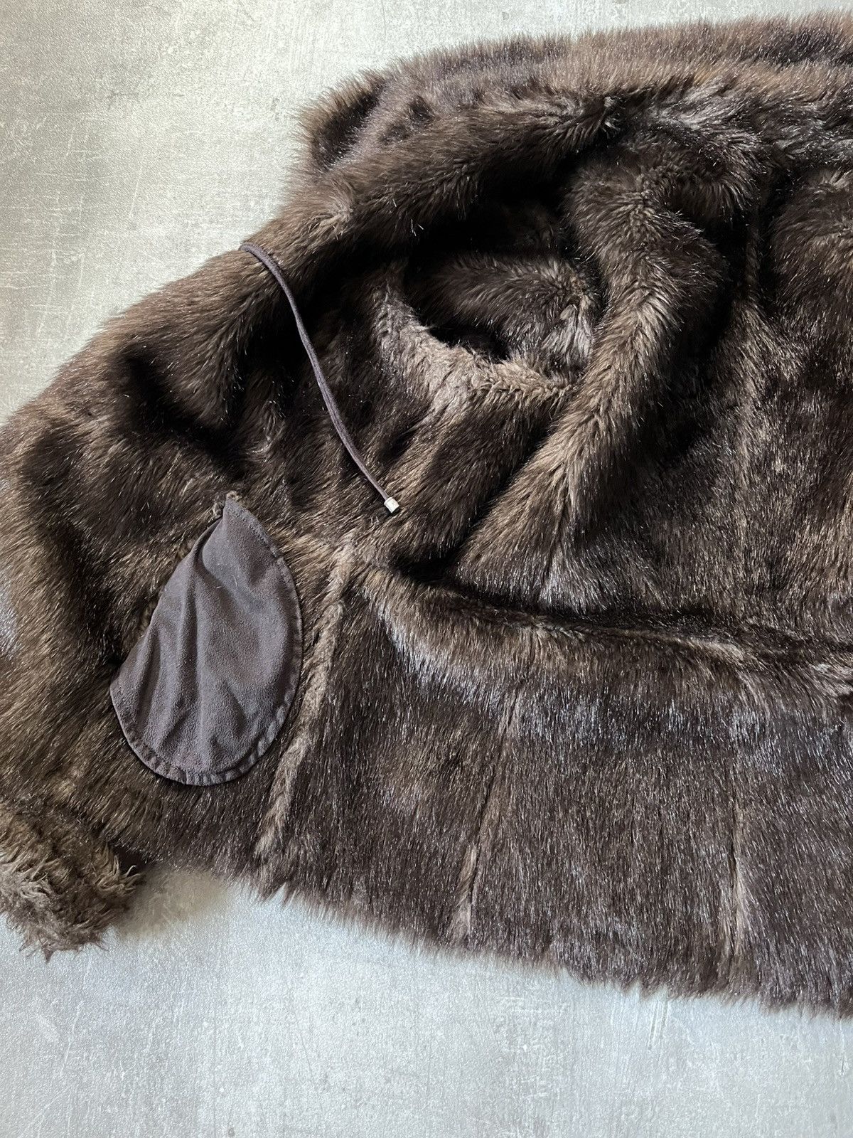 Balmain Balmain faux fur brown jacket women 00s Size L / US 10 / IT 46 - 14 Thumbnail