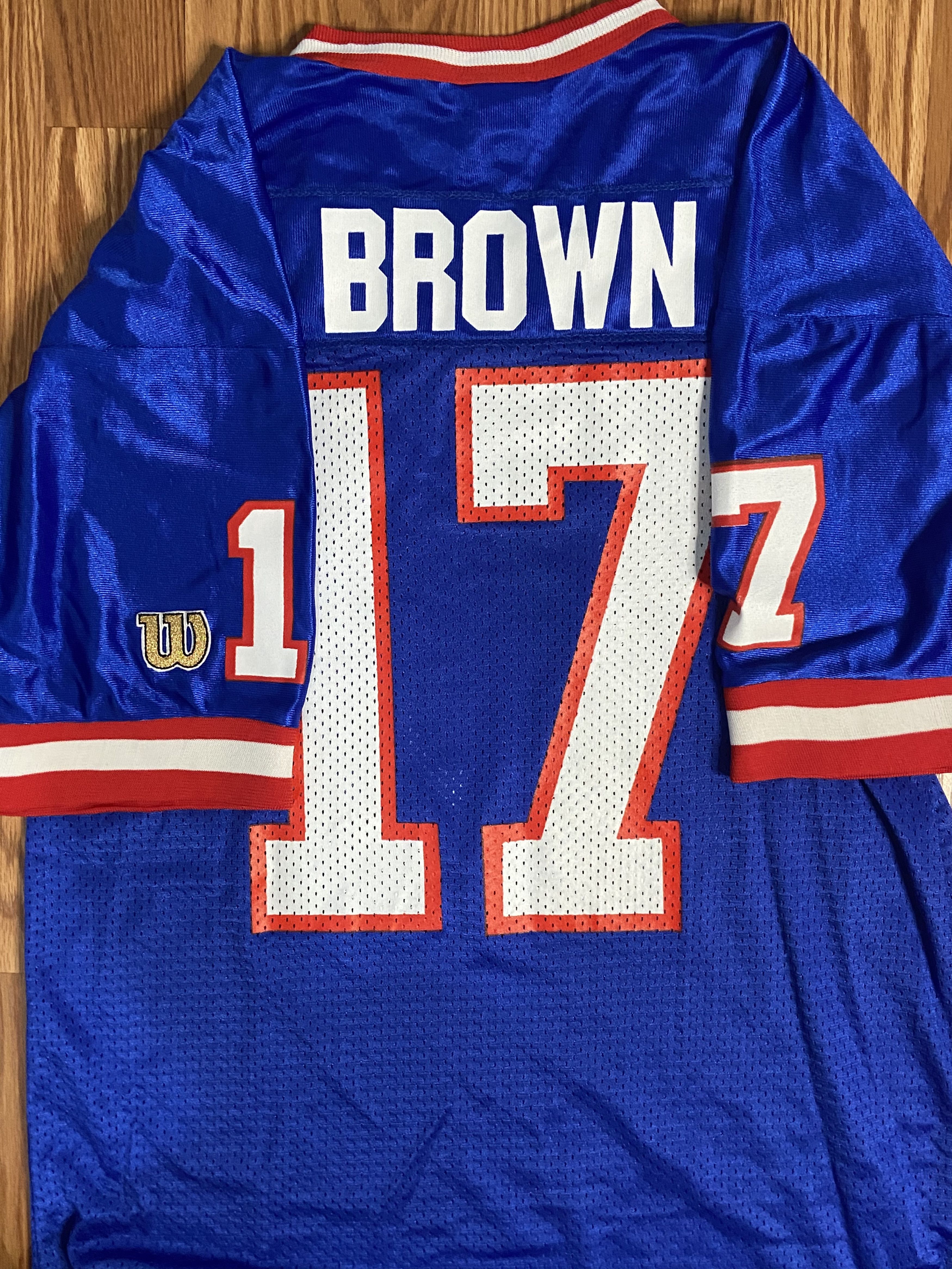 Wilson Authentic New York Giants Dave Brown Wilson NFL Jersey Size US L / EU 52-54 / 3 - 6 Thumbnail