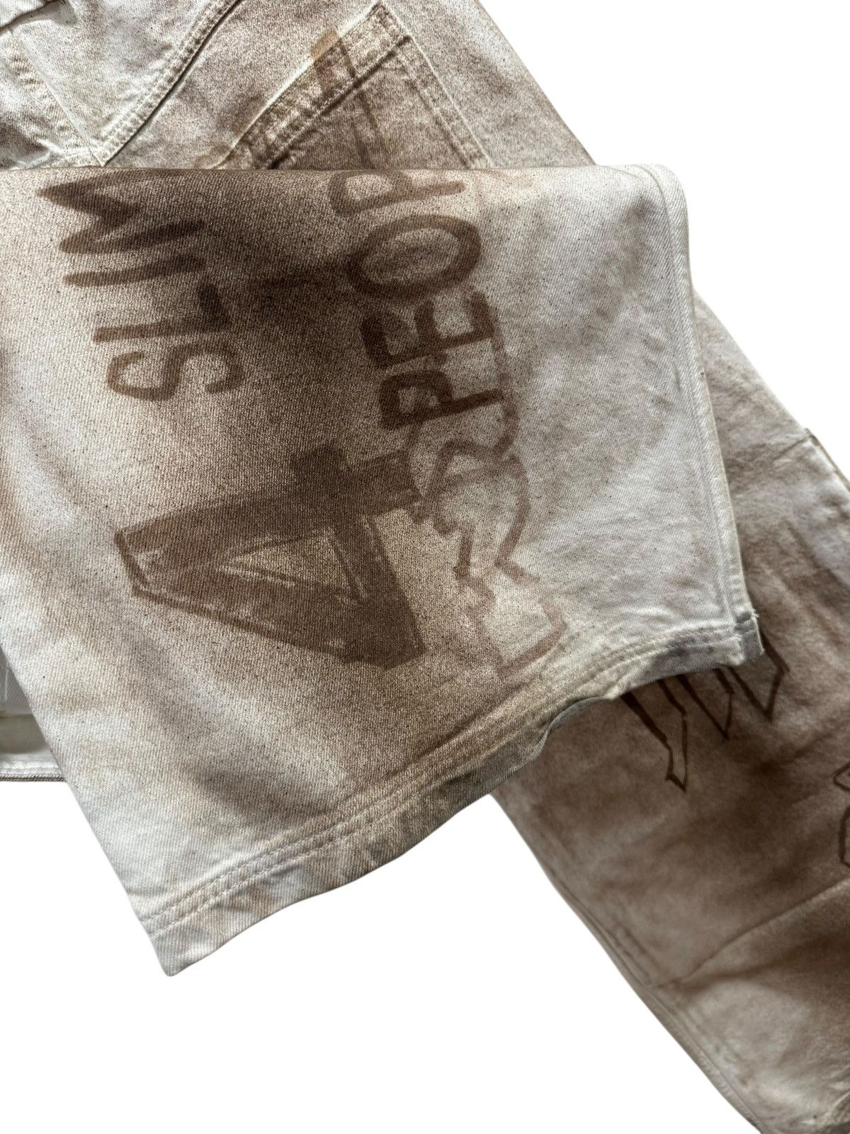 Mowalola Mowalola x Travis Scott Cactus Jack Logo Cargo Pants Ash Size US 32 / EU 48 - 11 Thumbnail