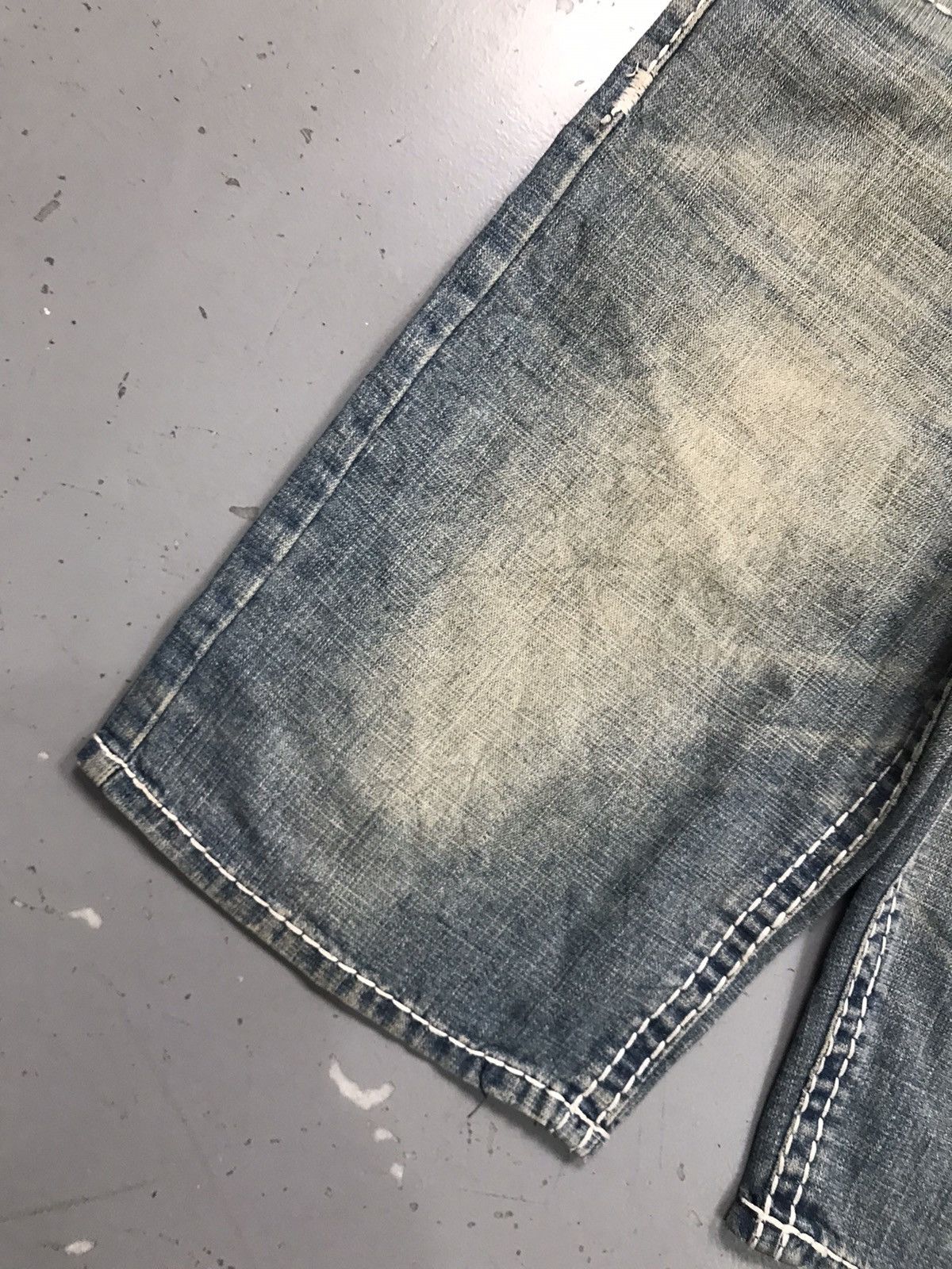 Designer × Vintage Vintage hip hop Joey super T faded denim short Size US 32 / EU 48 - 5 Thumbnail