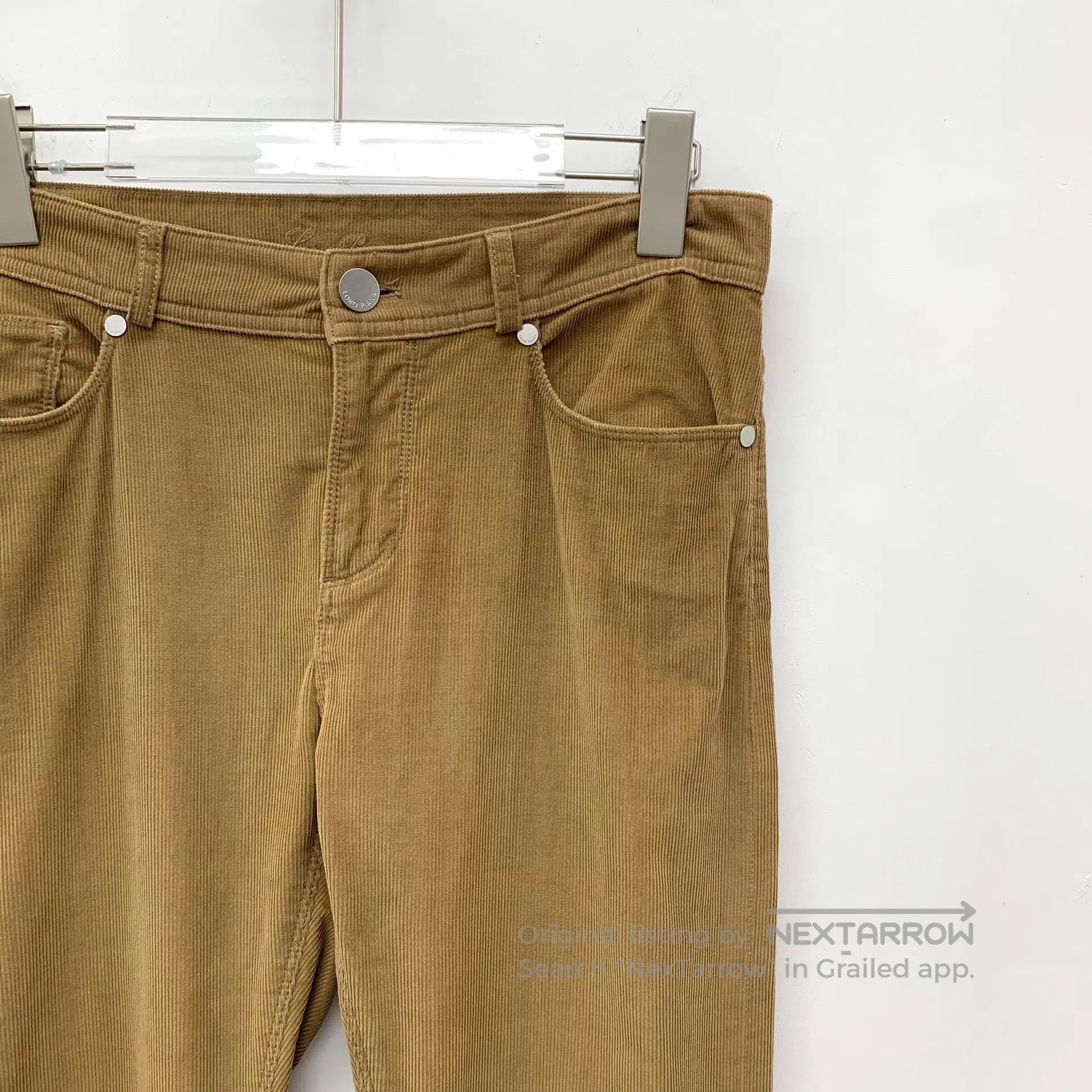 Loro Piana Loro Piana Brown cotton corduroy casual long pants| Size US 40 / EU 56 - 3 Thumbnail