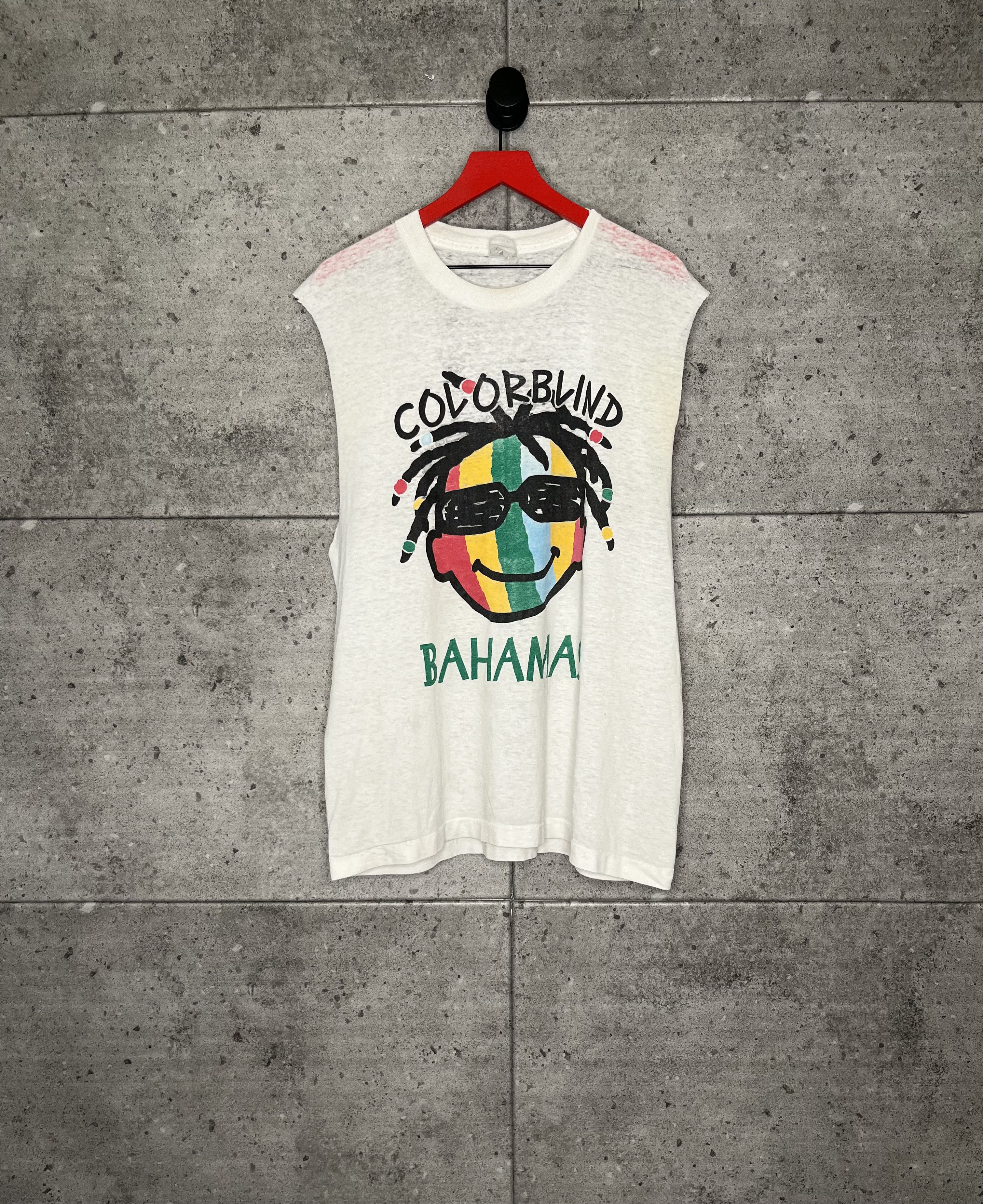 Vintage Vintage paper thin rasta bahamas sleeveless tank t shirt Size US XXL / EU 58 / 5 - 1 Thumbnail
