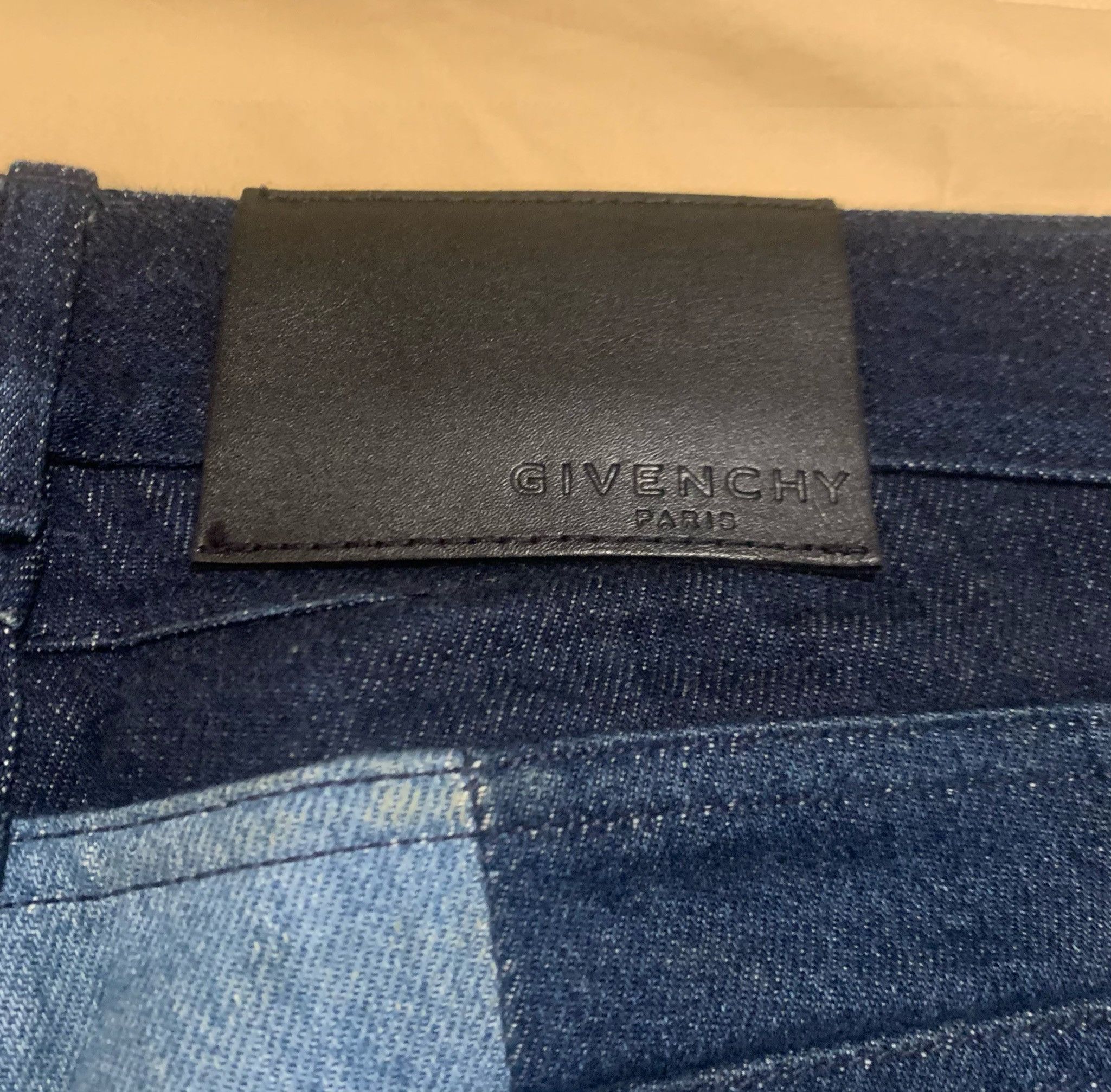 Givenchy $1300 Panelled Patchwork Stars Stripes Denim Jean size 30 Size US 30 / EU 46 - 6 Thumbnail