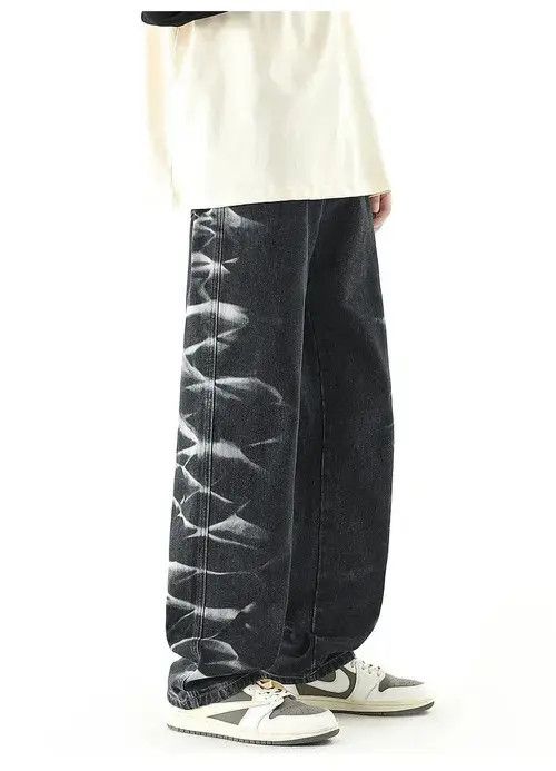 Jean × Vintage Korean Style Straight Casual Jeans Size US 32 / EU 48 - 1 Thumbnail