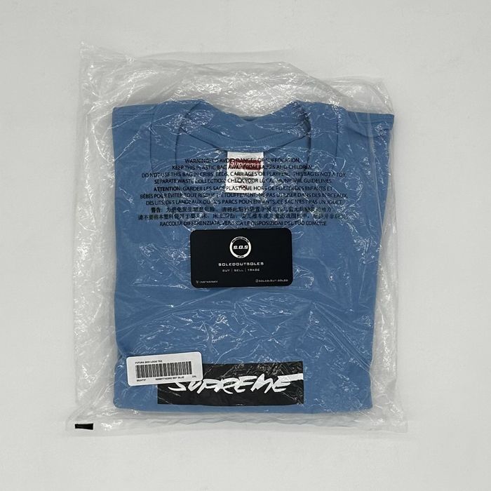 Supreme Supreme Futura Box Logo Tee 'Bright Blue' - Size Small