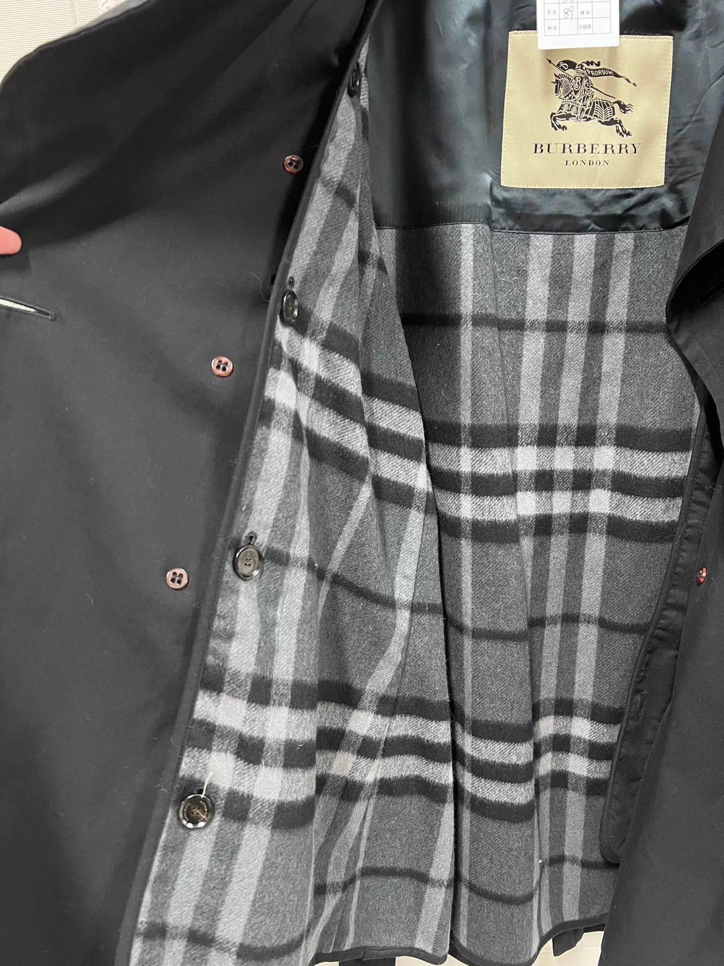Burberry Burberry Double-Breasted Trench w/ Detachable Cashmere 52 Size US L / EU 52-54 / 3 - 5 Thumbnail