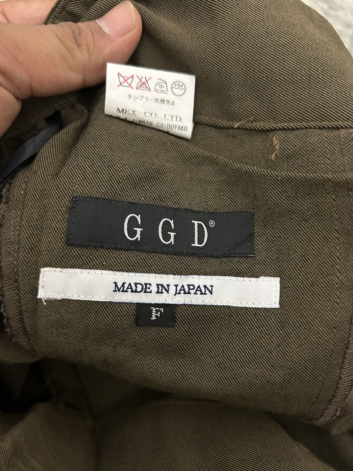 Seditionaries Japanese Brand GGD Wool Double Buckle Three Quarter Pants Size US 31 - 15 Thumbnail