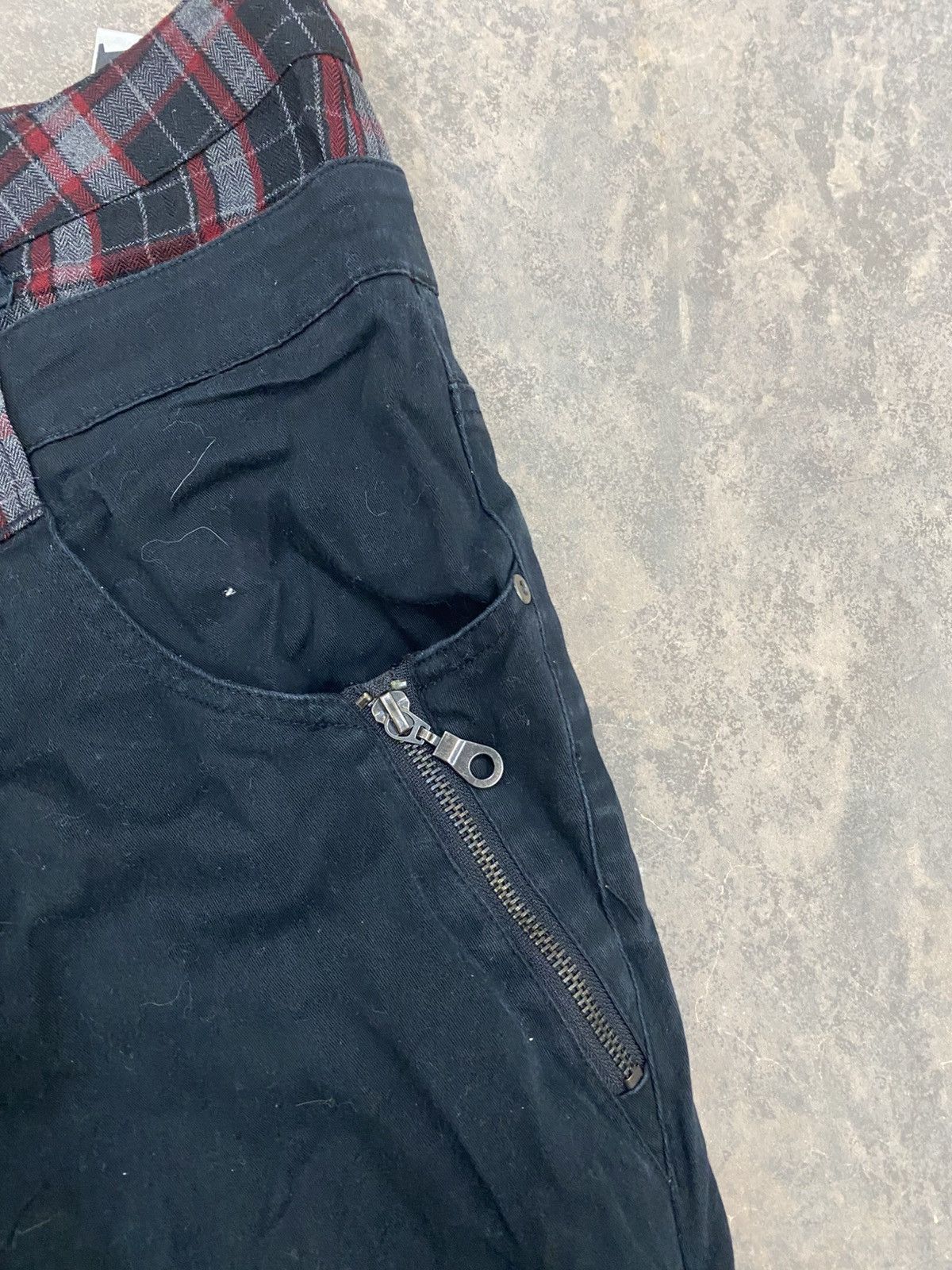 Le Grande Bleu (L.G.B.) 2000s -RagOut Wringkle Punk Skinny Pants Gothic Lgb Hysteric Size US 29 - 8 Thumbnail