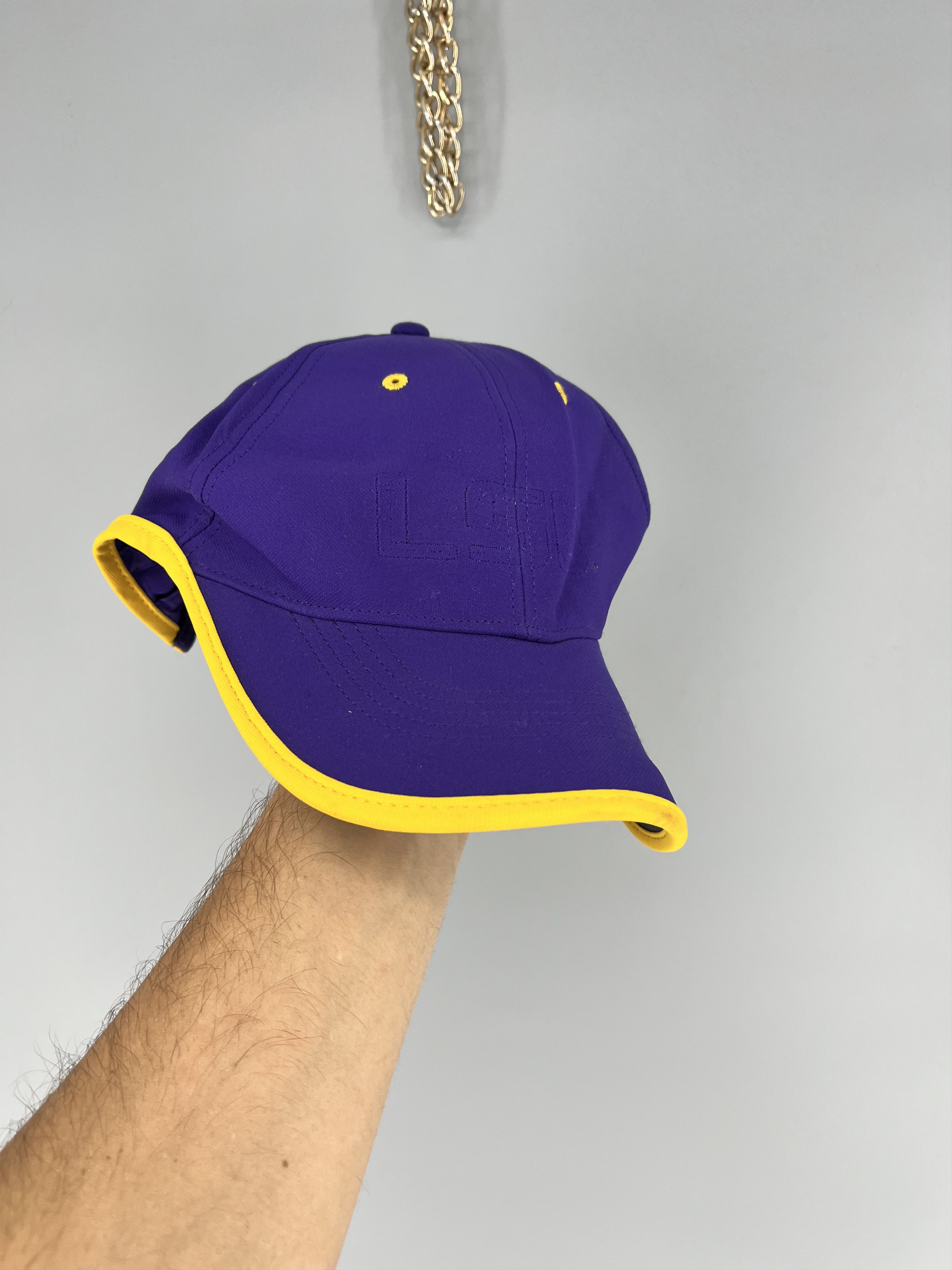 Nike LSU Tigers Nike Ball Cap Hat Adult One Size Purple Gold Size ONE SIZE - 2 Thumbnail