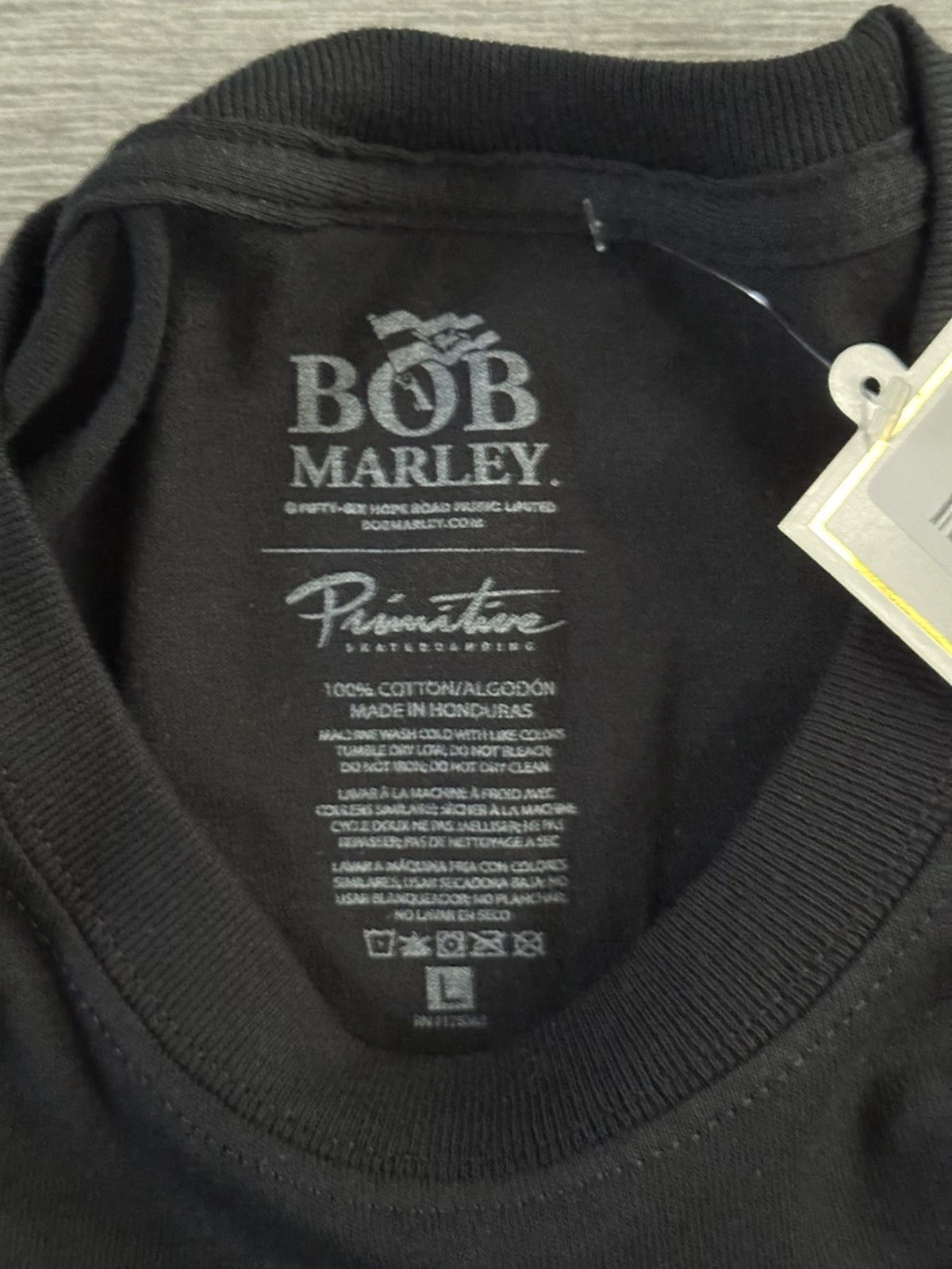 Bob Marley × Primitive Primitive x Bob Marley Everlasting Black Tee Sz L Large Size US L / EU 52-54 / 3 - 3 Thumbnail