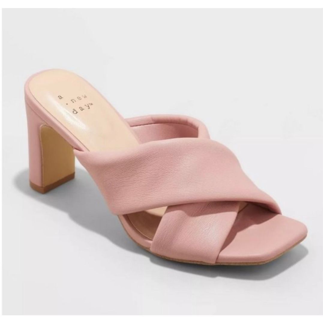 Other Women's Clementine Padded Crossband Mule Heels - A New Day™S Size US 7.5 / IT 37.5 - 1 Thumbnail