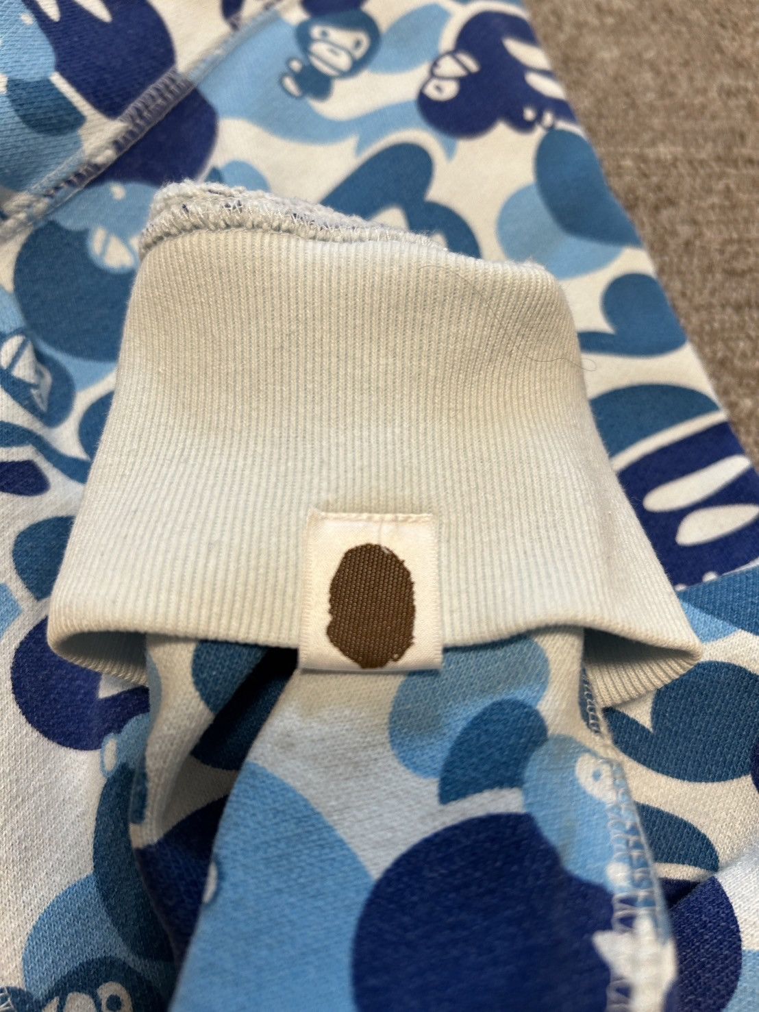 Bape OG Bape Baby Milo Camo Blue Full Zip Hoodie Size US S / EU 44-46 / 1 - 7 Thumbnail