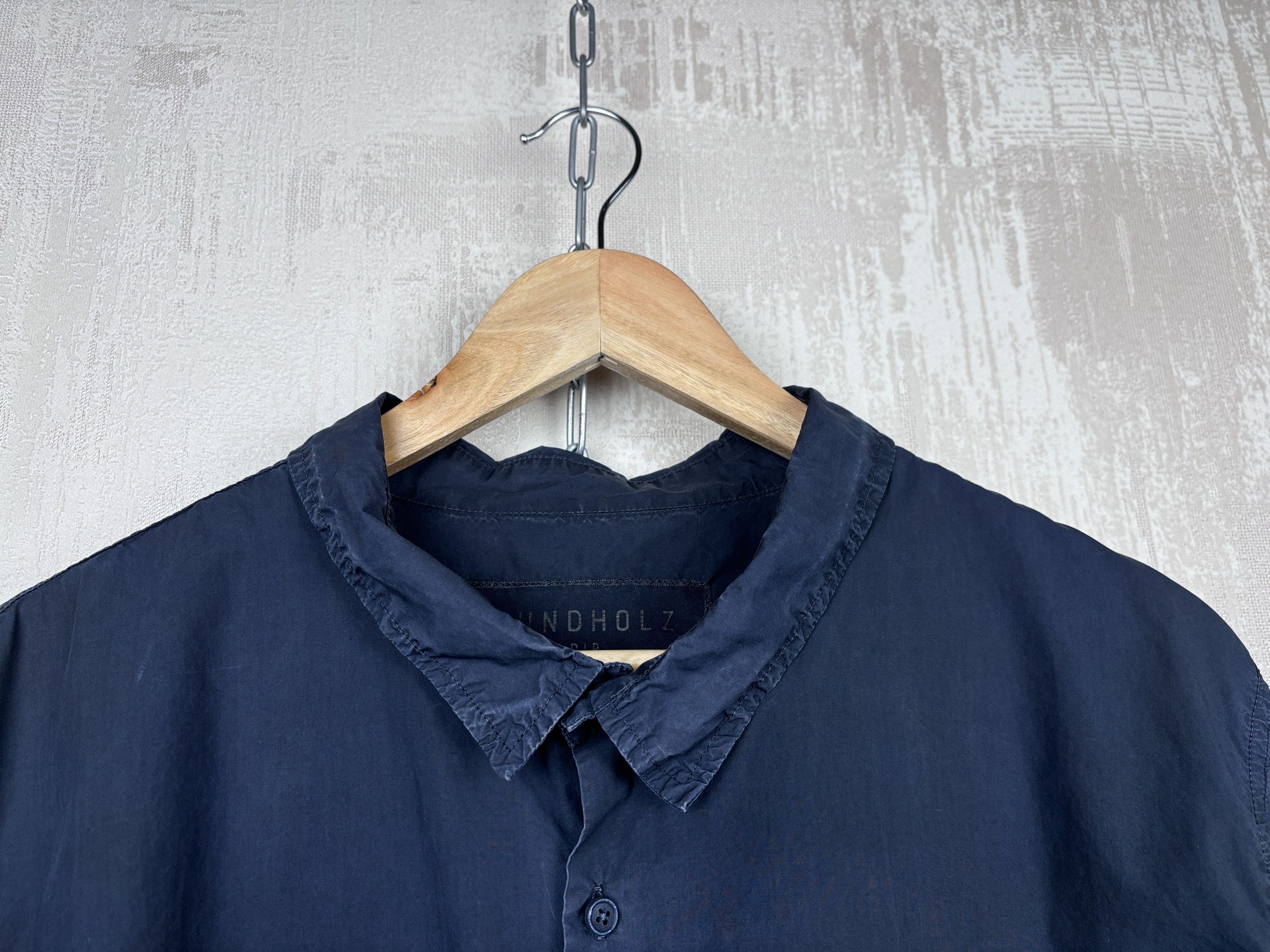 Rundholz Rundholz Dip Long Sleeve Shirt Faded Color Navy Blue Size US L / EU 52-54 / 3 - 4 Thumbnail